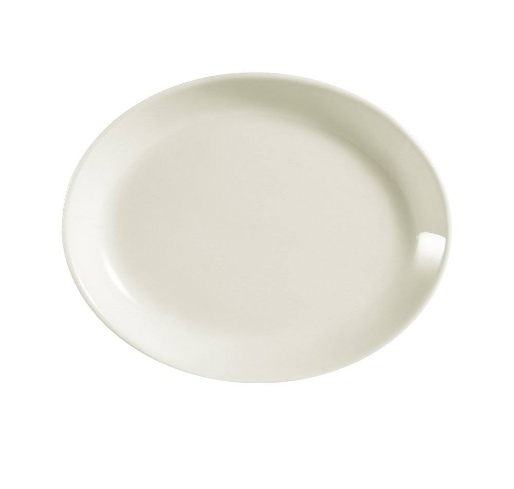 CAC China REC-12C Rolled Edge Oval Coupe Platter 10-1/2in. x 8-1/4in. - 2 K0MXW0_MOLO