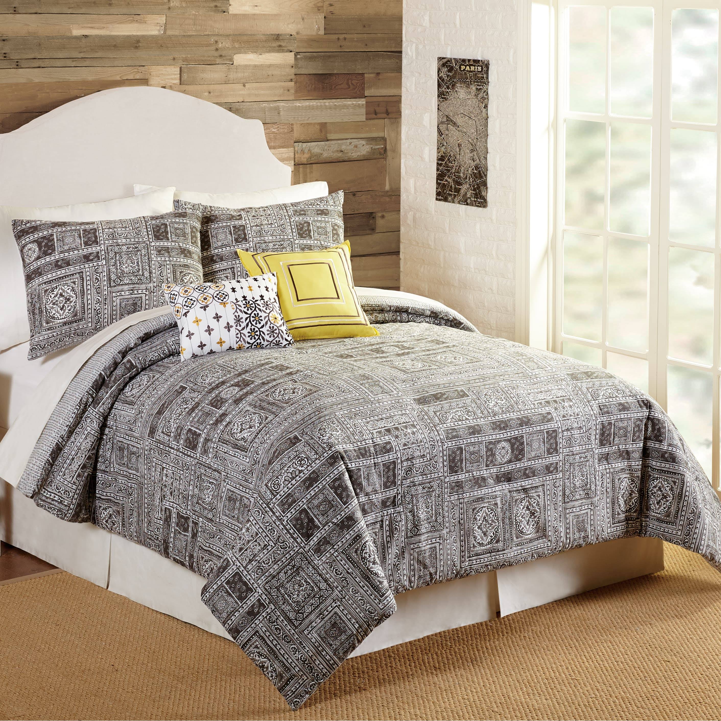 Indigo Bazaar Tranquility 5-Piece Comforter Set, 6SQQ0R_IVFY Indigo Bazaar Tranquility 5-Piece Comforter Set, 6SQQ0R_IVFY