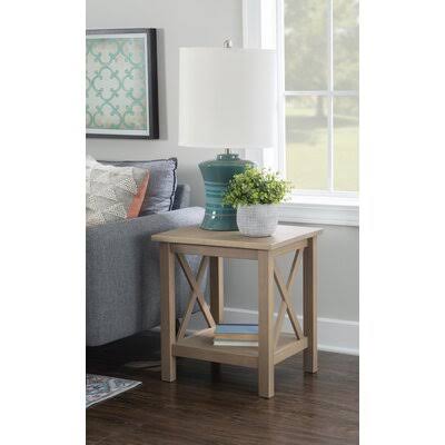 Stimpson End Table Sand Stable Color: RPRLCQ_HUZH Stimpson End Table Sand Stable Color: RPRLCQ_HUZH