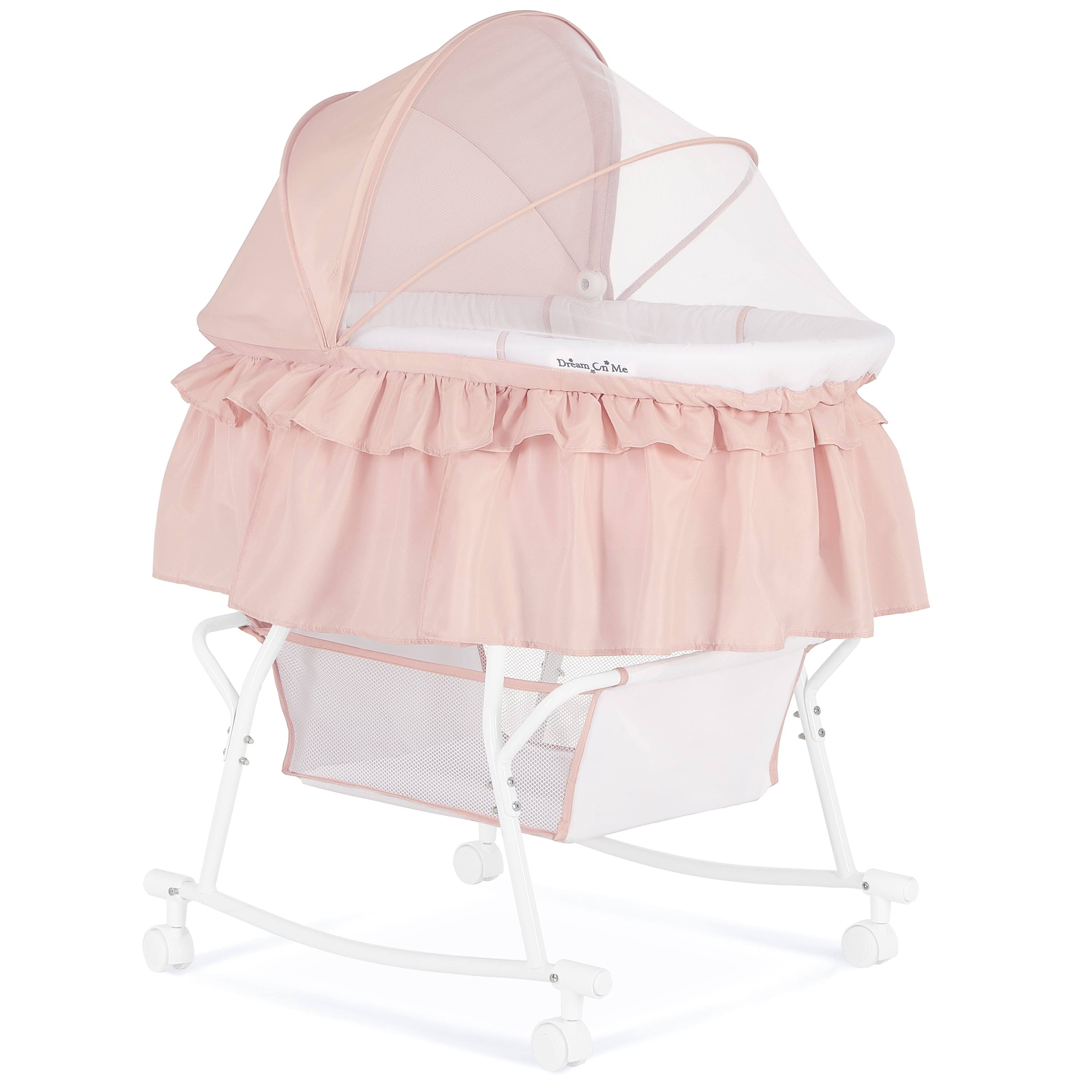 Dream on Me Lacy Portable 2 in 1 Bassinet and Cradle Rose XGWSLM_GDFX Dream on Me Lacy Portable 2 in 1 Bassinet and Cradle Rose XGWSLM_GDFX
