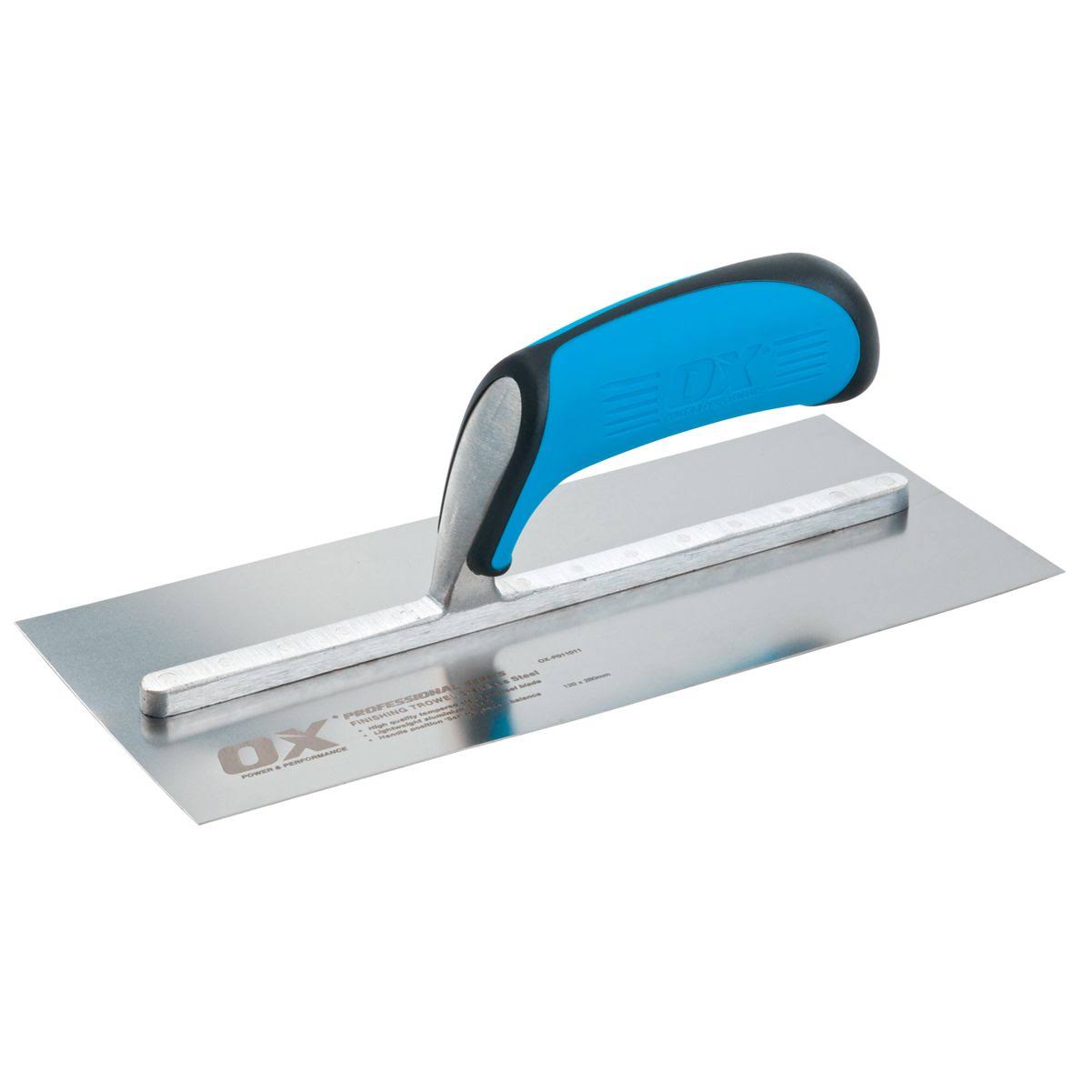 Masonry Plaster Trowels - Tempered Stainless Steel -Ox Tools 4.5 x 18 in. RCDBBT_YZPL Masonry Plaster Trowels - Tempered Stainless Steel -Ox Tools 4.5 x 18 in. RCDBBT_YZPL