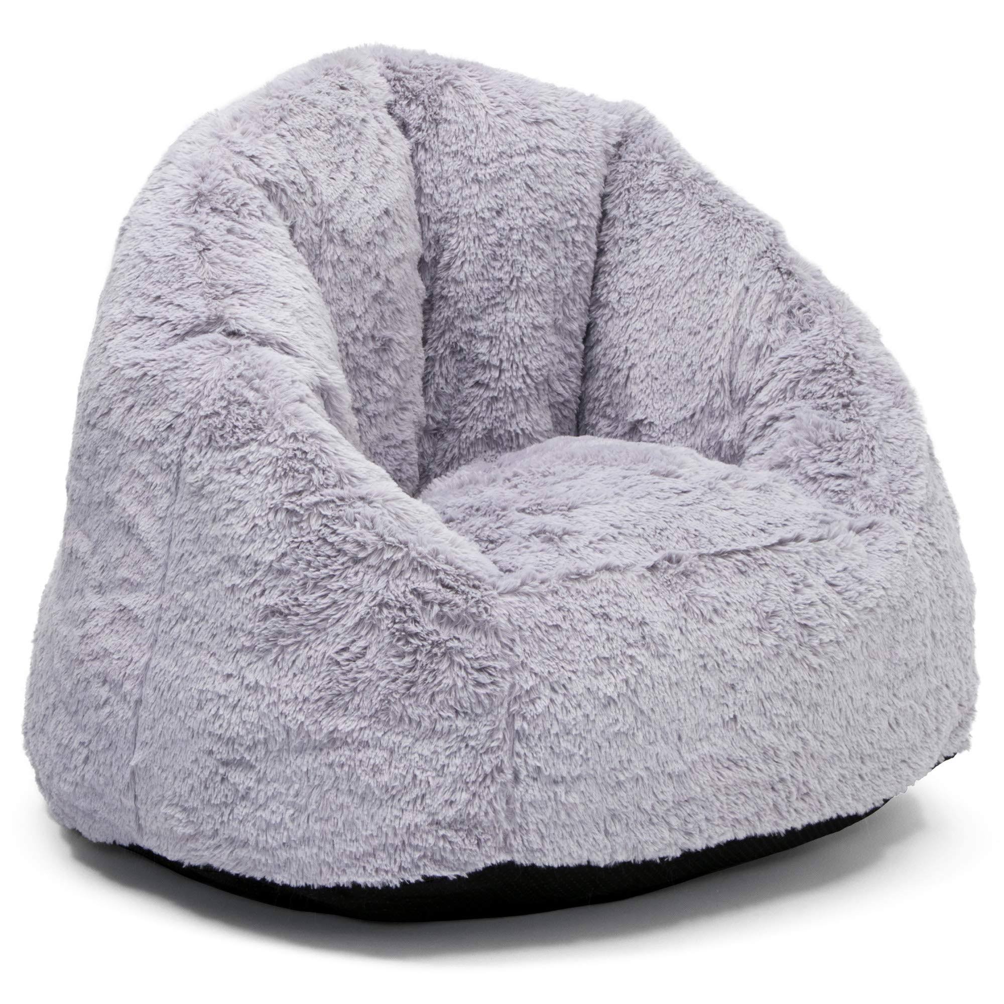 Cozee Fluffy Chair in Kid Size (FOR Kids Up to 10 Year Old) in Grey - Delta Children CTW1903-GHOGAL_JAHW Cozee Fluffy Chair in Kid Size (FOR Kids Up to 10 Year Old) in Grey - Delta Children CTW1903-GHOGAL_JAHW