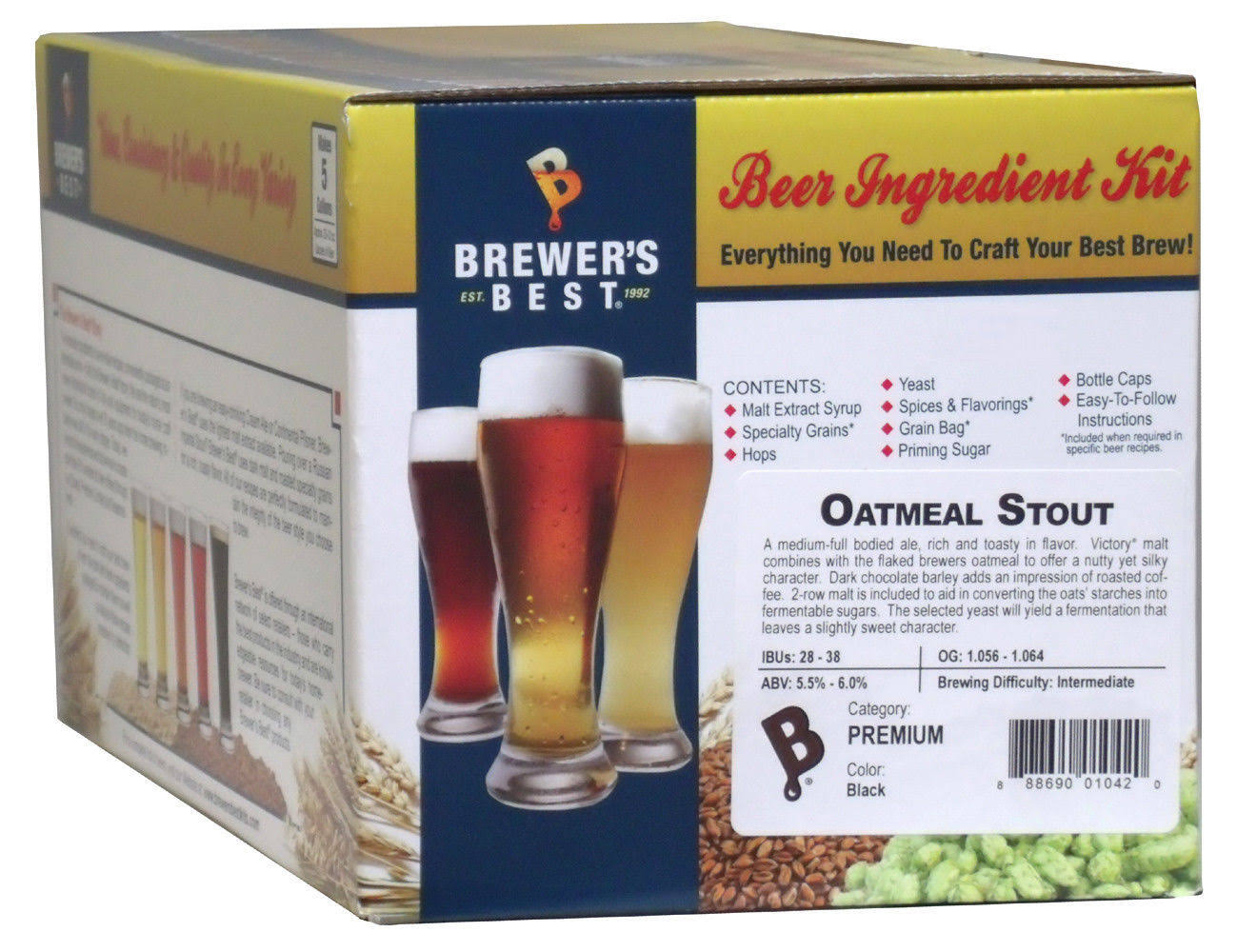 Brewer's Best Oatmeal Stout Beer Ingredient TTFHUC_1YMO