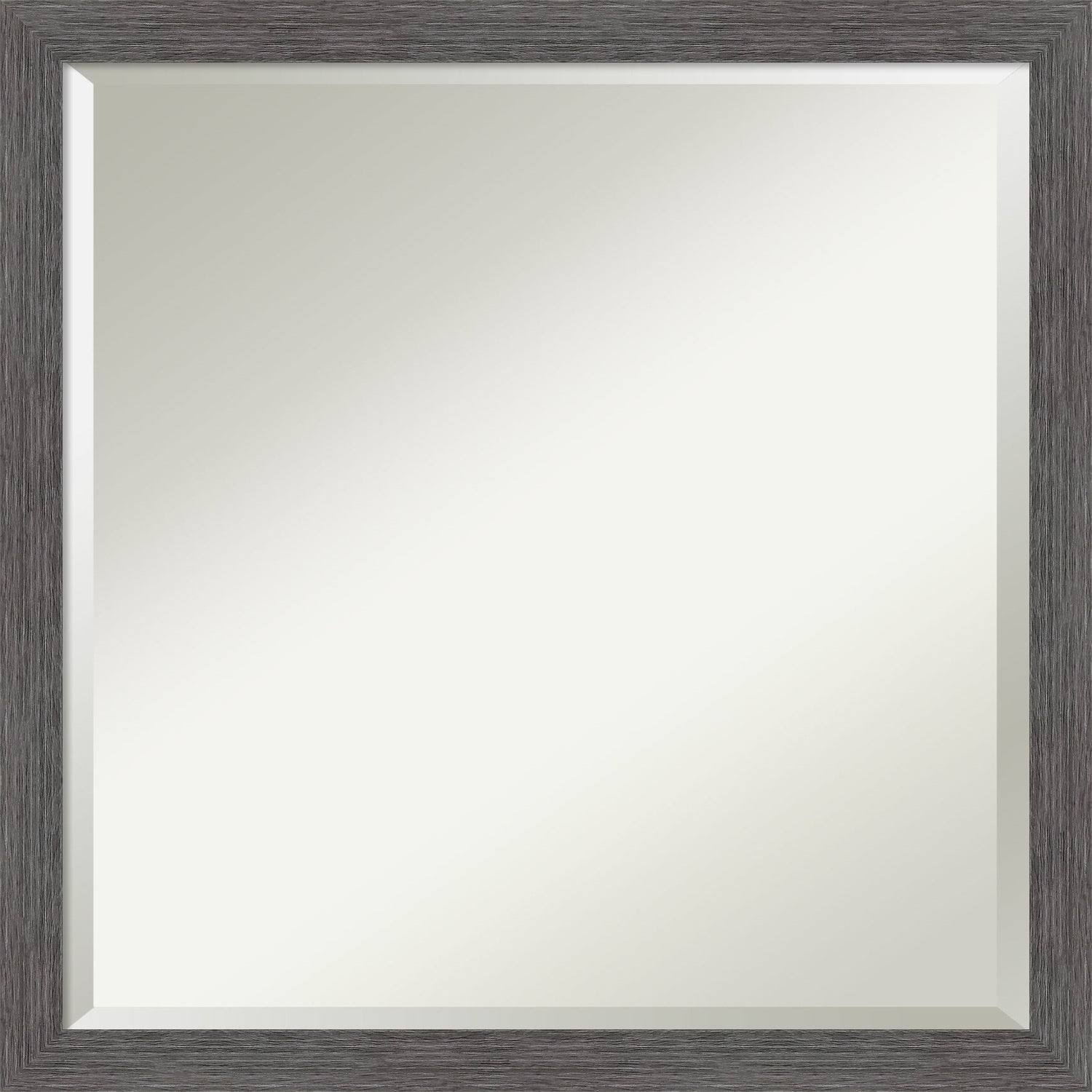 Amanti Art Pinstripe Plank 21.88 in. x 21.88 in. Rustic Square Thin Framed Grey Bathroom Vanity Mirror, Distressed 3FPDE0_XLTP Amanti Art Pinstripe Plank 21.88 in. x 21.88 in. Rustic Square Thin Framed Grey Bathroom Vanity Mirror, Distressed 3FPDE0_XLTP