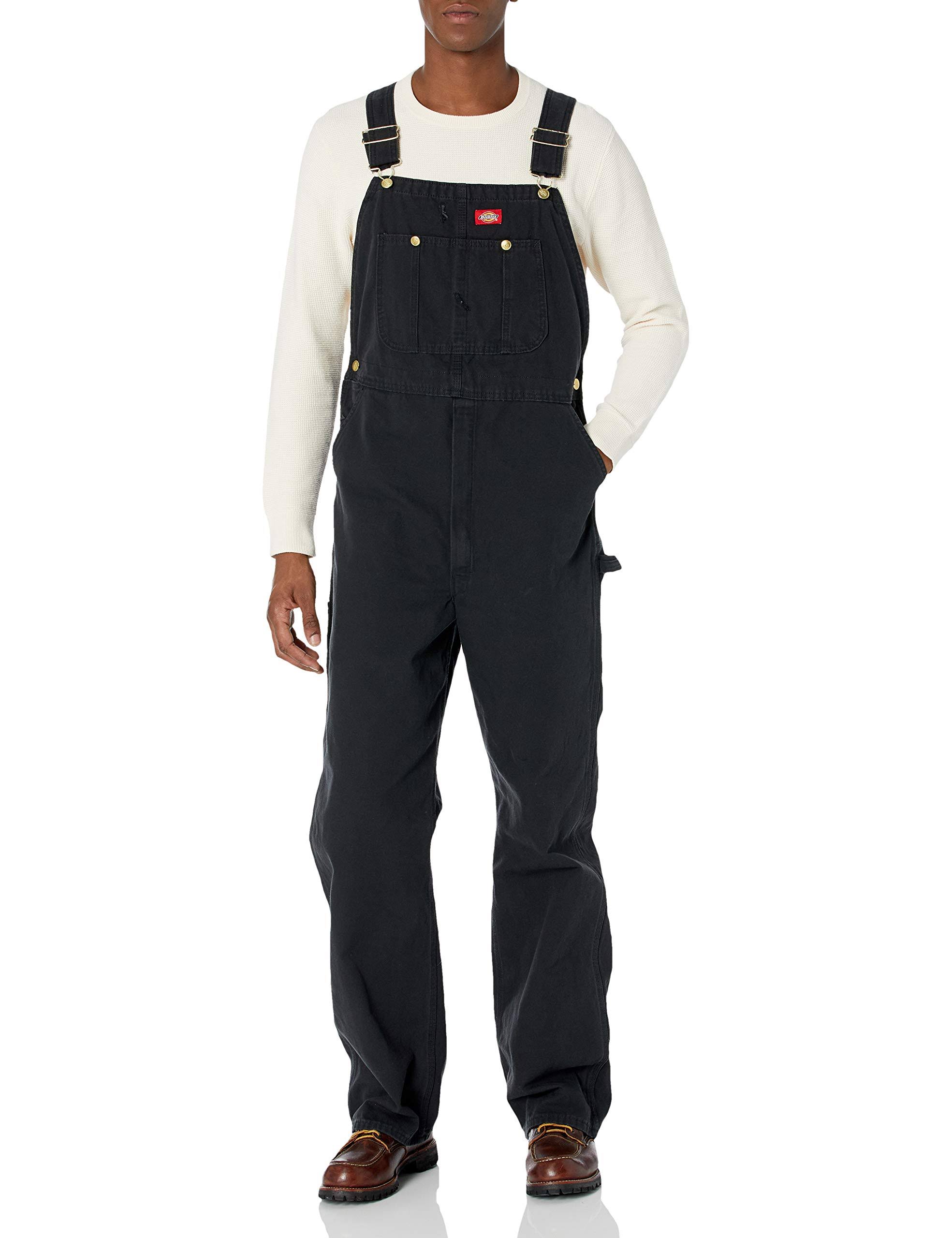 Dickies DB100 Bib Overalls - Rinsed Black, TMO2FO_7LGG Dickies DB100 Bib Overalls - Rinsed Black, TMO2FO_7LGG