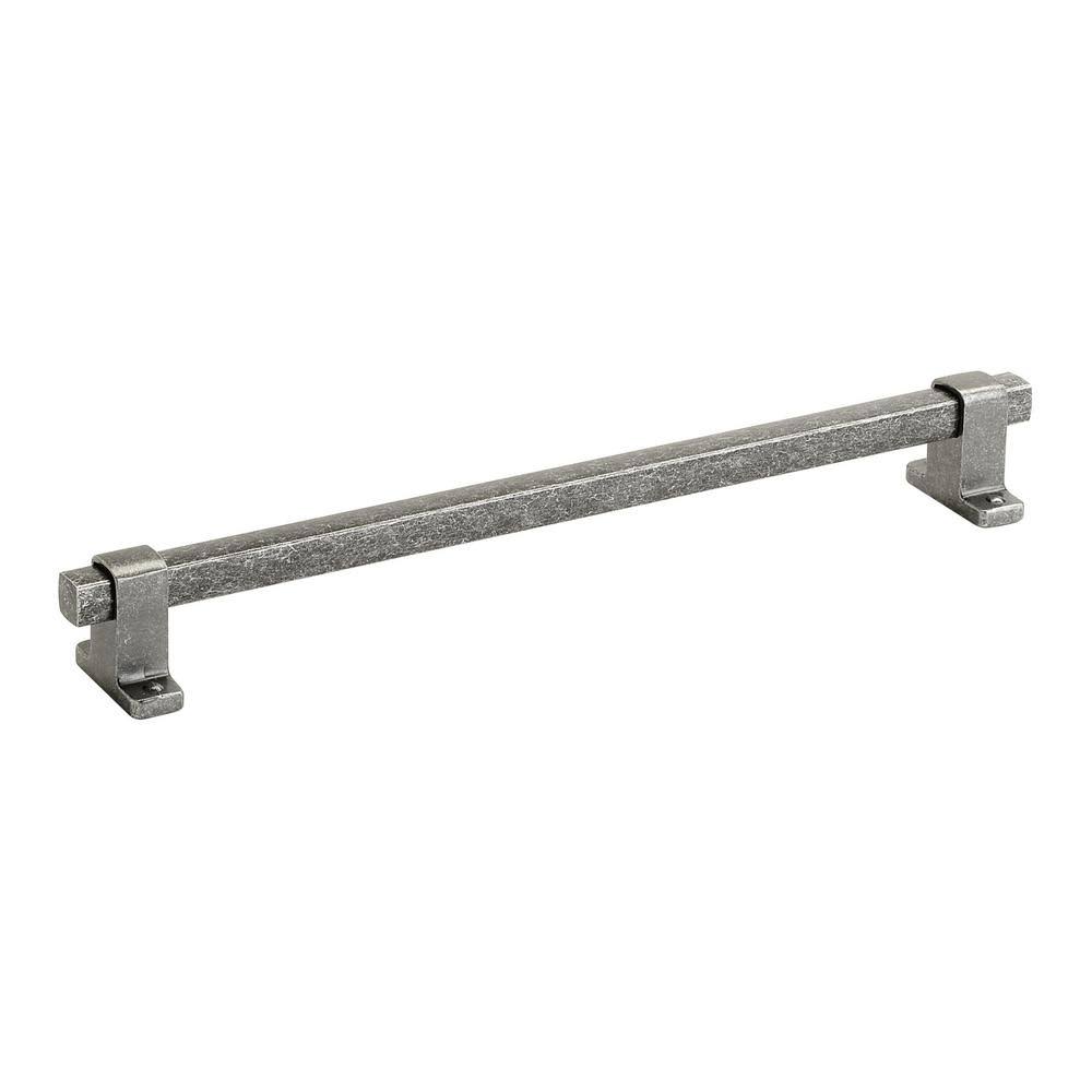 Amerock Rockwell 10-1/16 in. (256 mm) Center-to-Center Antique Iron Drawer 9YSXPJ_BVBS Amerock Rockwell 10-1/16 in. (256 mm) Center-to-Center Antique Iron Drawer 9YSXPJ_BVBS
