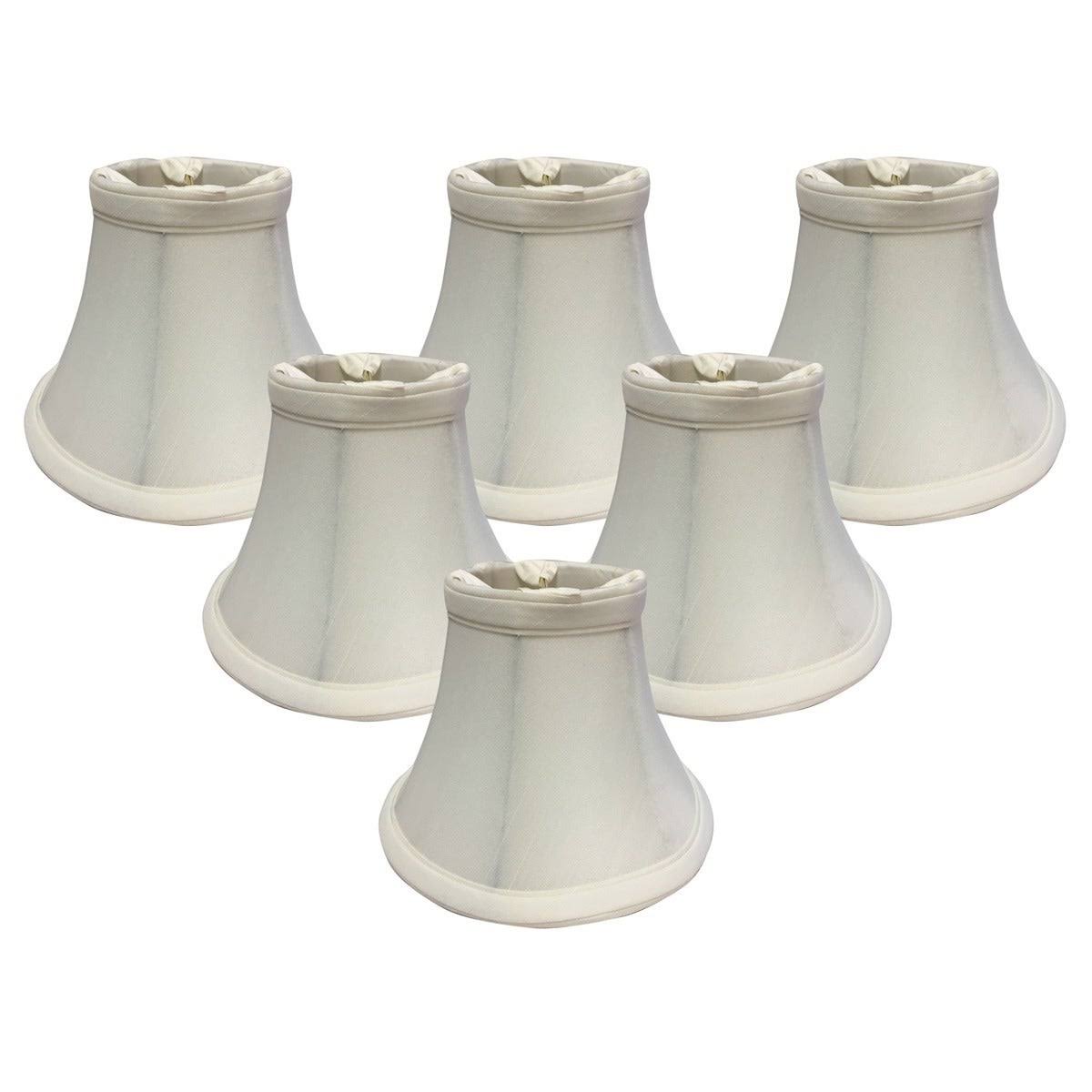 RoyalDesigns 6 Silk Bell Candelabra Shade (Set of 6); DUOPJB_XPAA