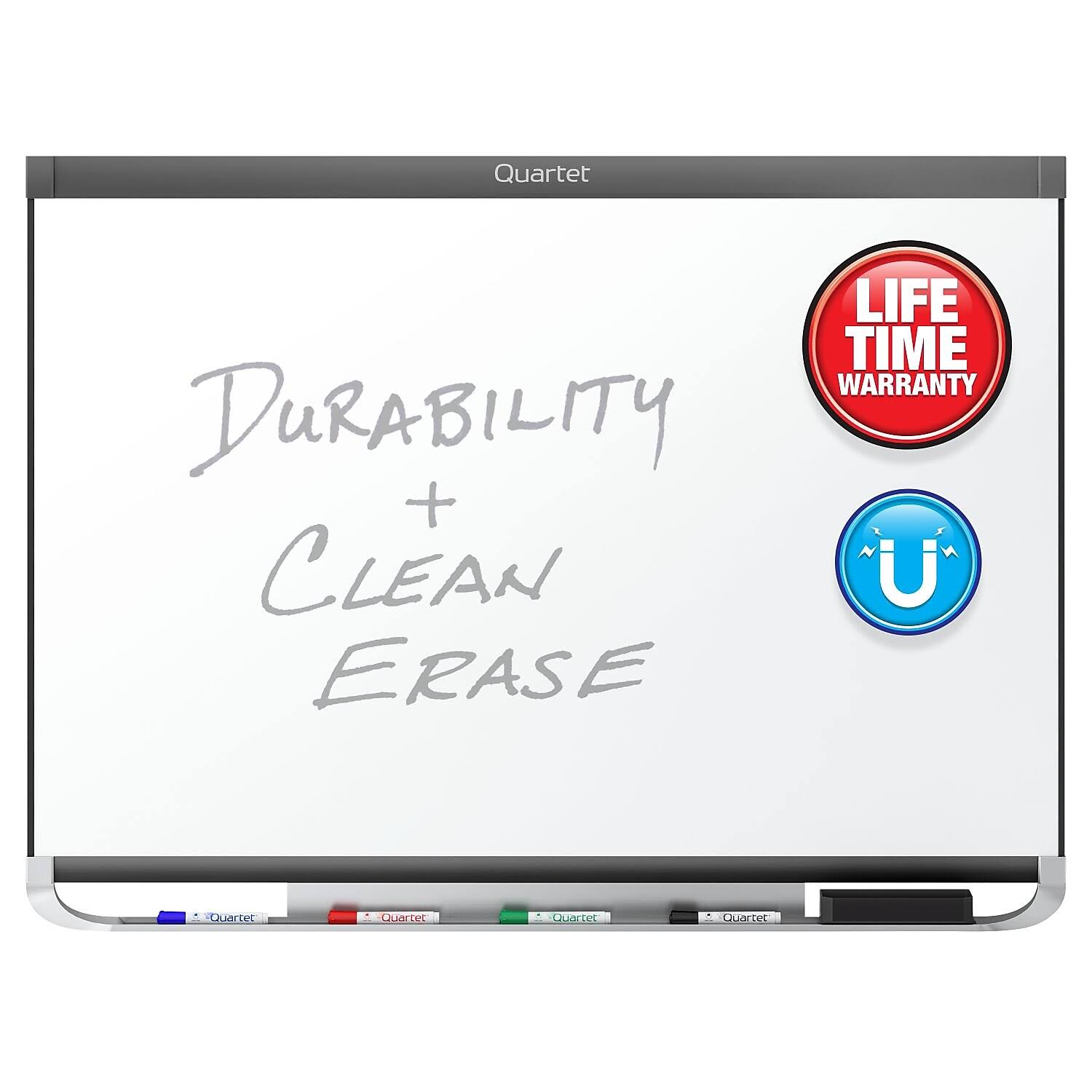 Quartet P553GP2 Prestige 2 Duramax Magnetic Porcelain Whiteboard, 36 x 24, Graphite FYAJ9F_DVWK Quartet P553GP2 Prestige 2 Duramax Magnetic Porcelain Whiteboard, 36 x 24, Graphite FYAJ9F_DVWK