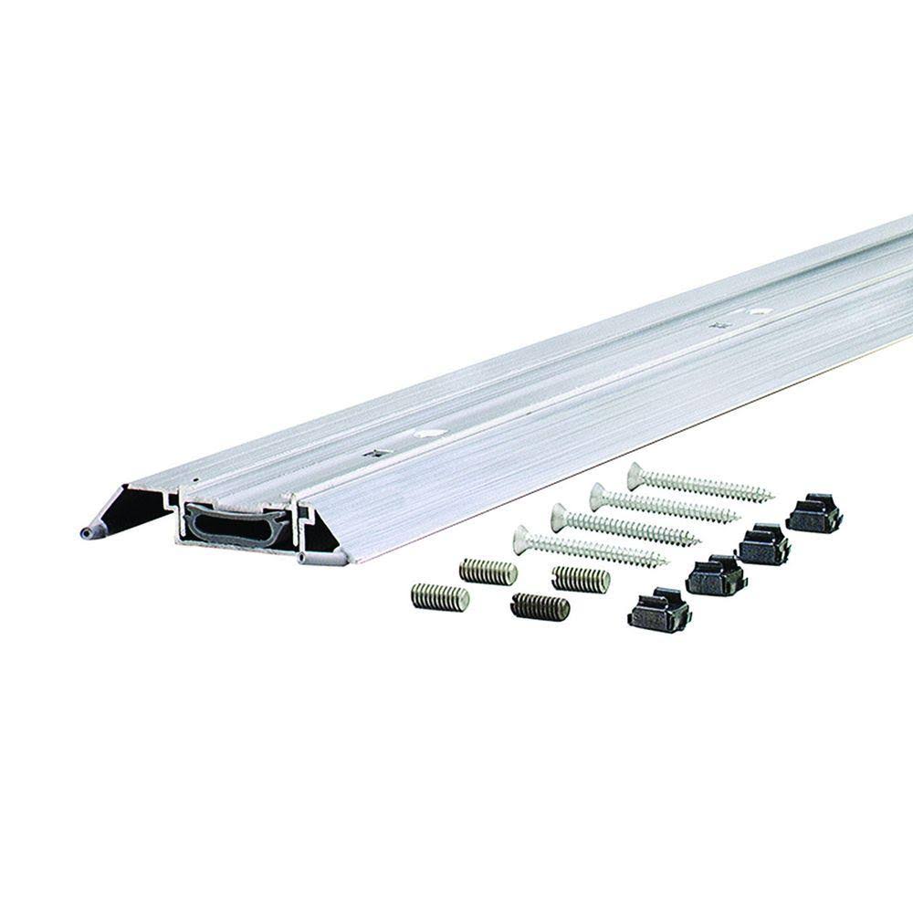 M-D Building Products Adjustable 3-1/2 in. x 65 in. Aluminum Threshold with Vinyl Seal, S9VNS2_WSH0
