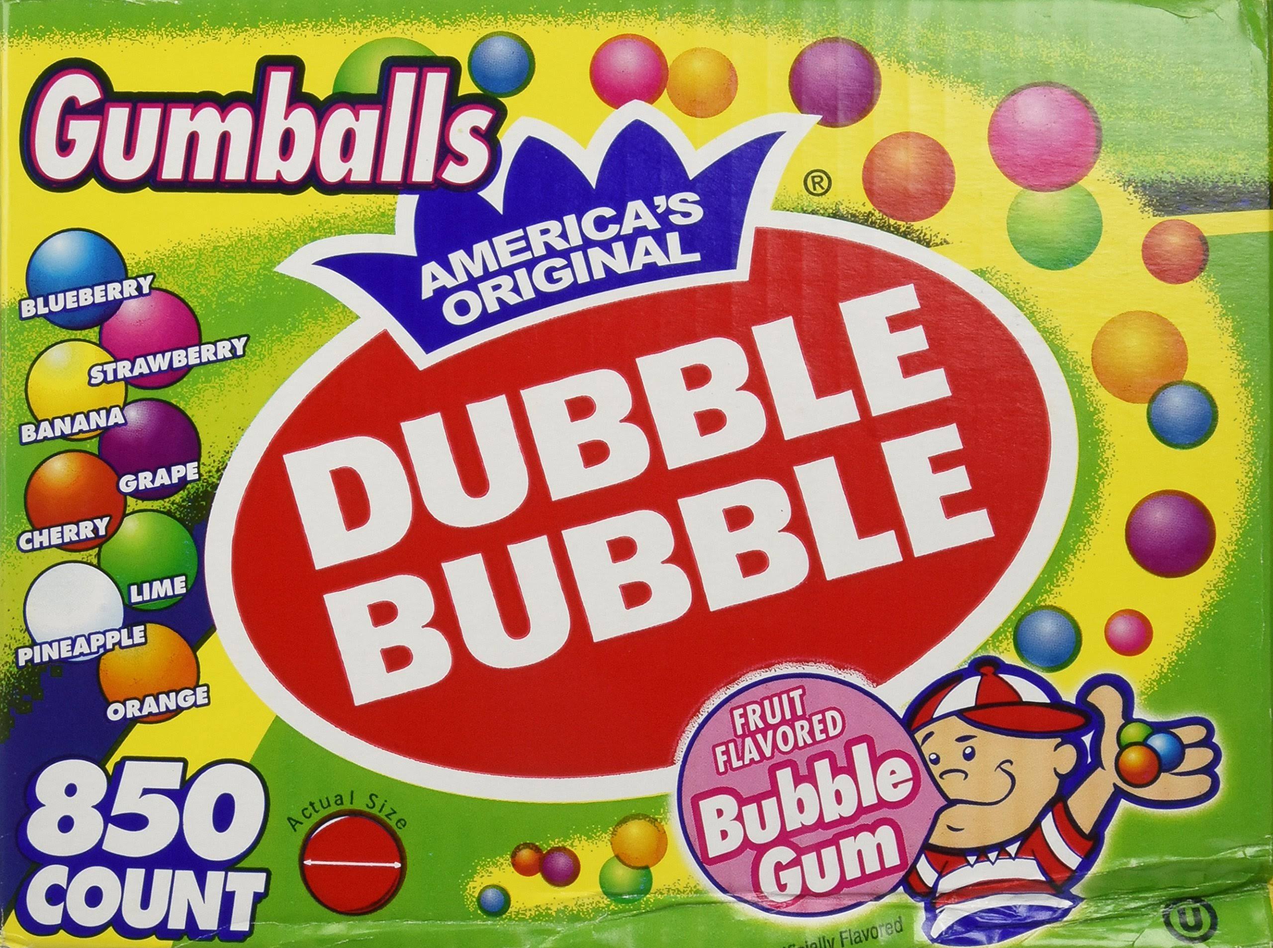Dubble Bubble-Gumballs 1 in Diameter Variety Pack 850 G6TSPB_BEK9 Dubble Bubble-Gumballs 1 in Diameter Variety Pack 850 G6TSPB_BEK9