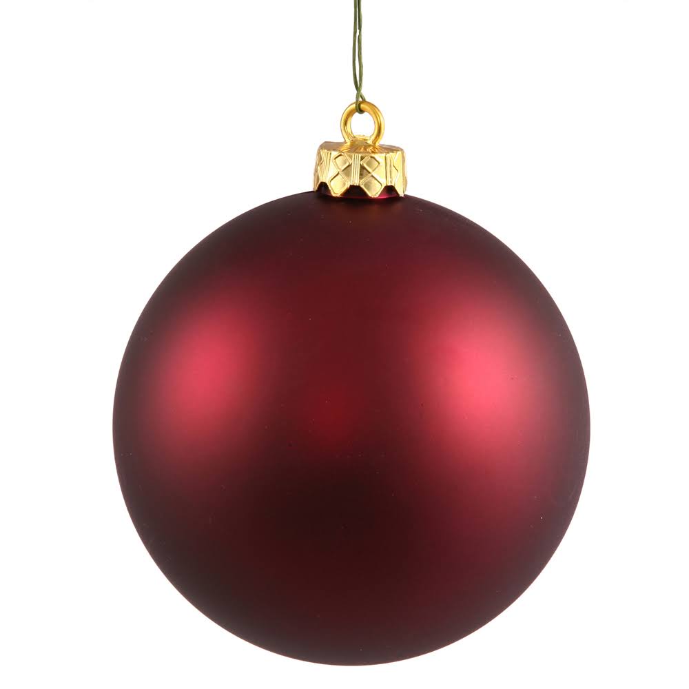 Vickerman 12 in. Matte Ball Ornament JCJT8F_KNLR Vickerman 12 in. Matte Ball Ornament JCJT8F_KNLR