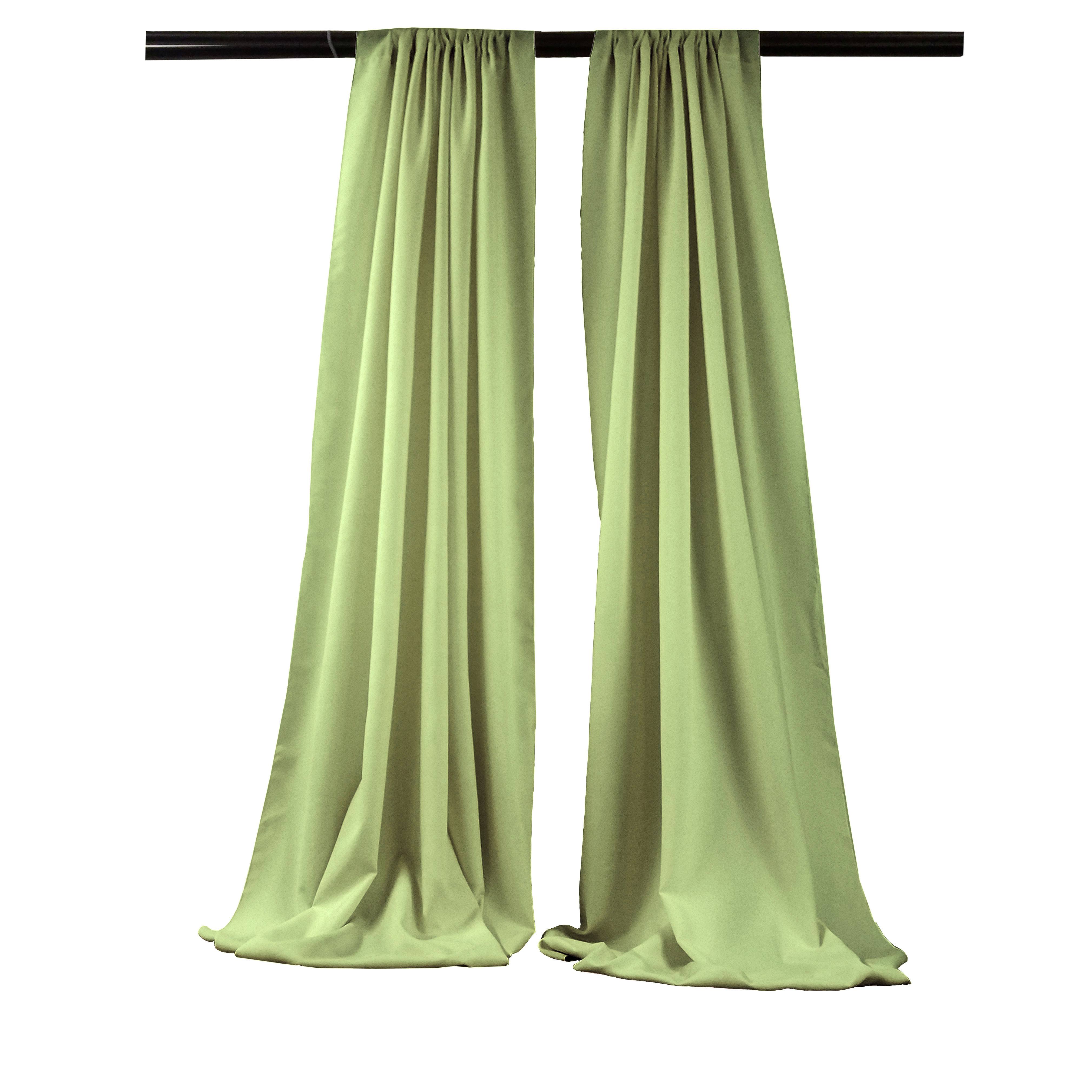 La Linen Pack-2 Polyester Poplin Backdrop Drape 96-Inch Wide by 58-Inch High, JZFFR6_32QV La Linen Pack-2 Polyester Poplin Backdrop Drape 96-Inch Wide by 58-Inch High, JZFFR6_32QV