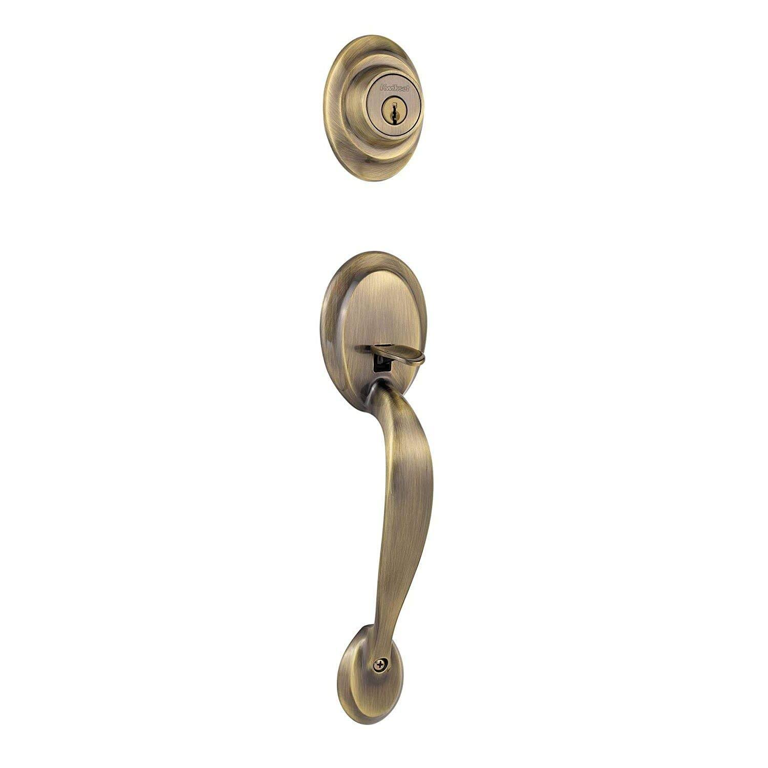 Kwikset 687DALIP-5 Dakota Single Cylinder Handleset Antique 1DEFVN_KSSB Kwikset 687DALIP-5 Dakota Single Cylinder Handleset Antique 1DEFVN_KSSB