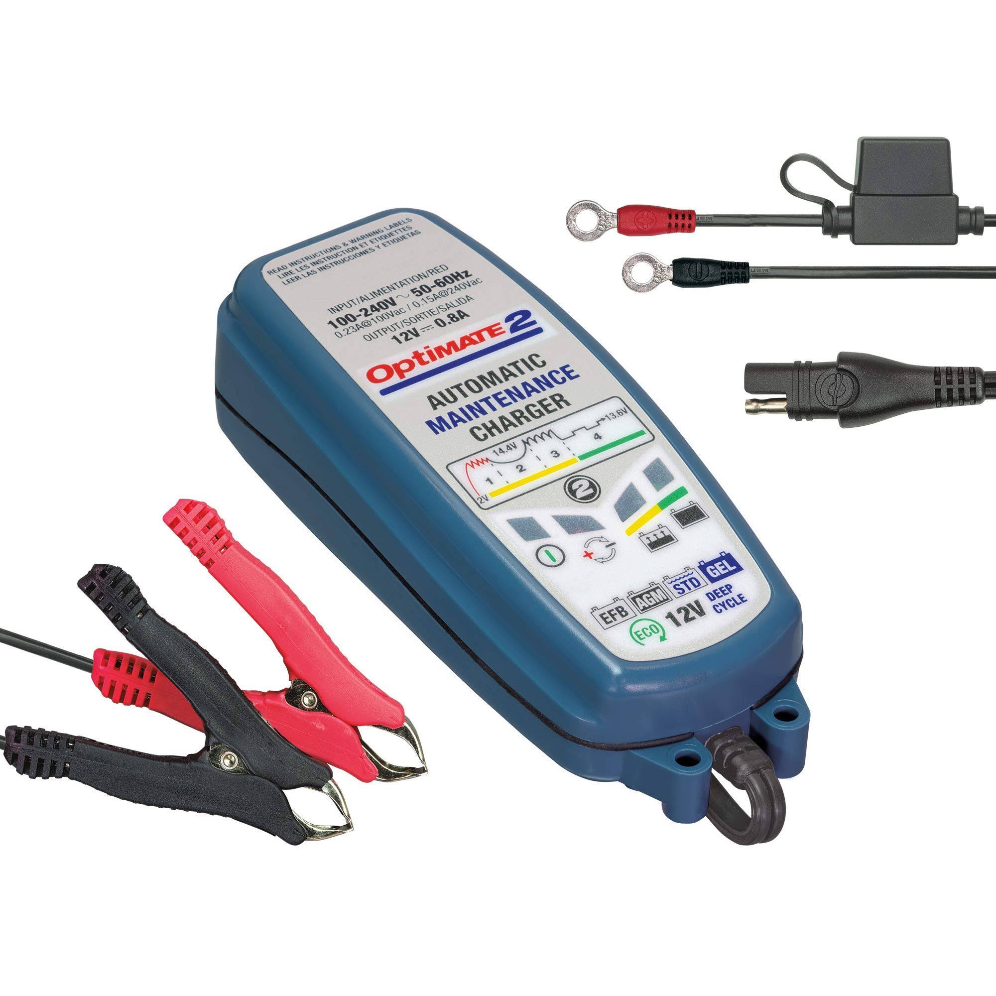 Tecmate TM-421 Optimate 2 Charger/SEEAPI_3T3B
