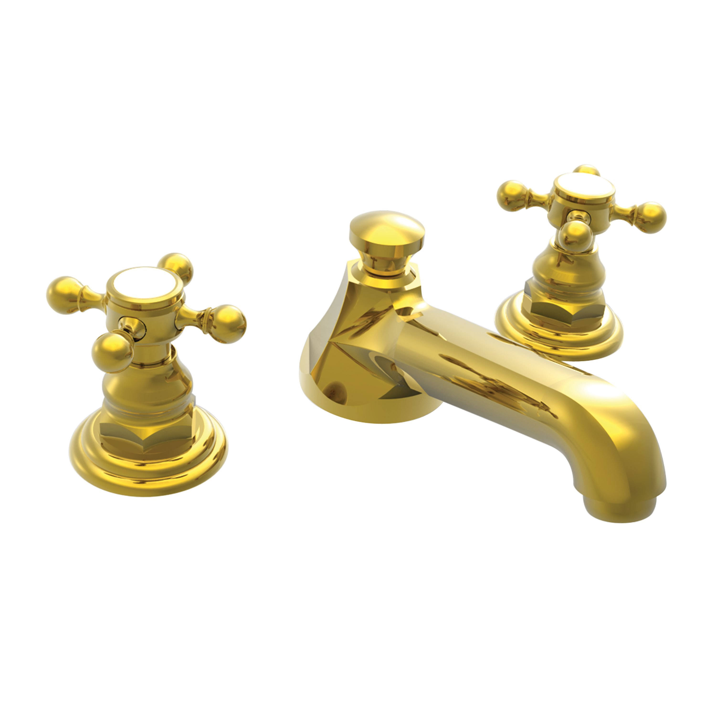 Newport Brass Astor Widespread Lavatory Faucet Uncoated Polished Brass OFHAK2_VUE4 Newport Brass Astor Widespread Lavatory Faucet Uncoated Polished Brass OFHAK2_VUE4