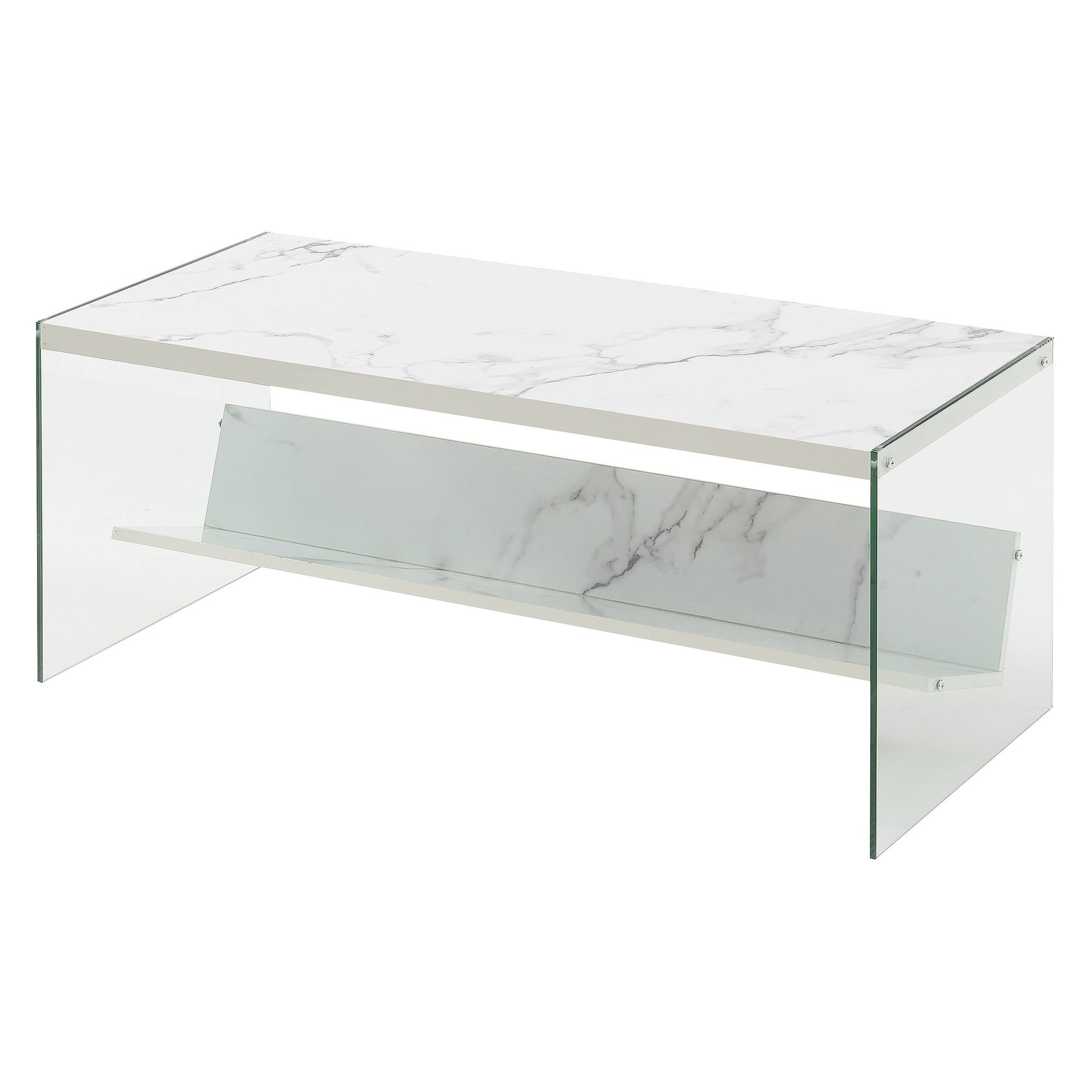 Soho Coffee Table Faux White Marble - Breighton G0ZL9Z_HJX1 Soho Coffee Table Faux White Marble - Breighton G0ZL9Z_HJX1