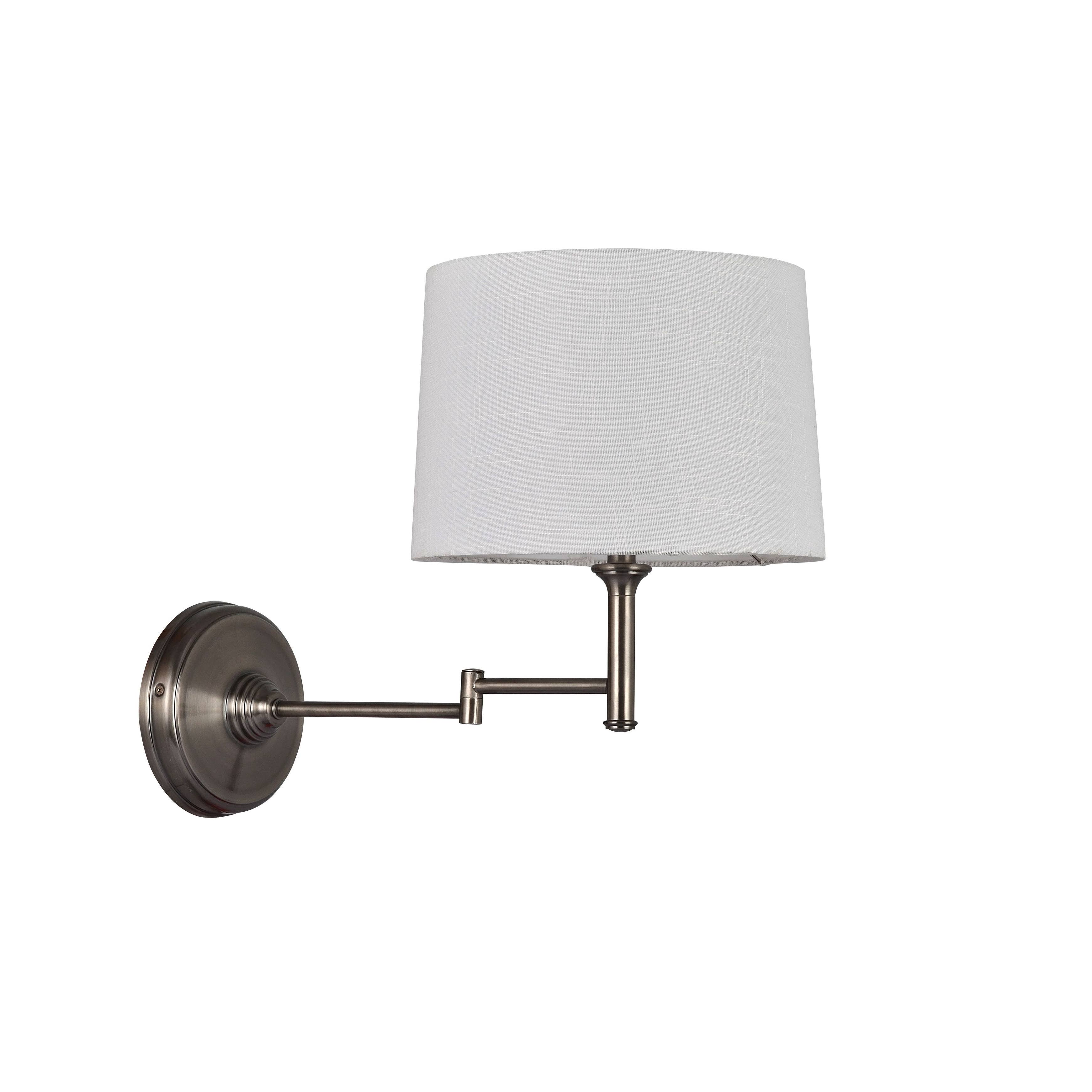 Adesso Antique Pewter Swing Arm Wall Light DPEYZZ_I1HW Adesso Antique Pewter Swing Arm Wall Light DPEYZZ_I1HW