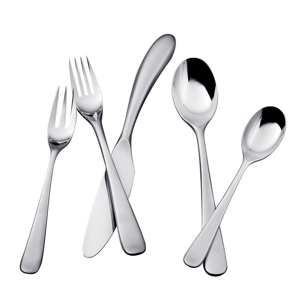 Yamazaki Aquatique Ice 5 Piece Placesetting, RHC6NA_GP87 Yamazaki Aquatique Ice 5 Piece Placesetting, RHC6NA_GP87