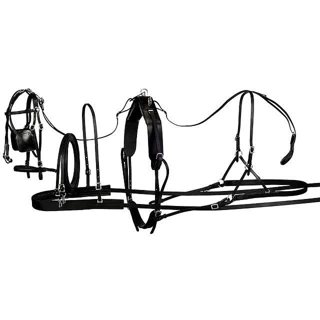 Tough-1 Tracker Leather Pony Harness - AV8H6V_C2LU Tough-1 Tracker Leather Pony Harness - AV8H6V_C2LU