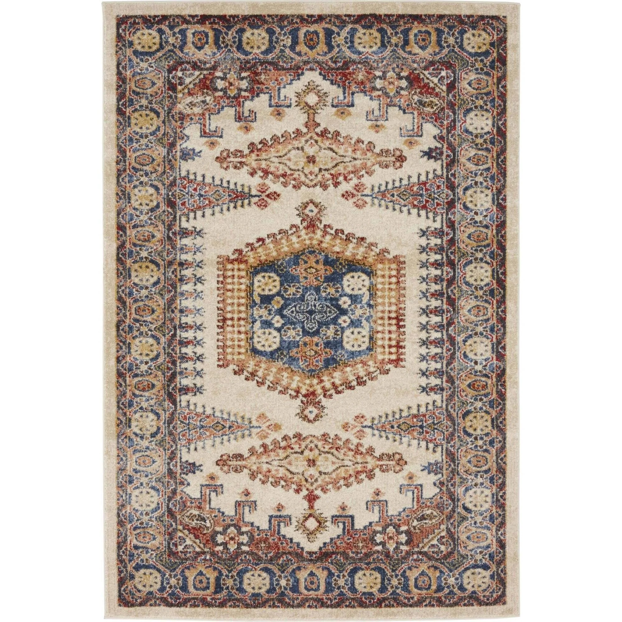 Unique Loom Larissa Utopia Area Rug (4' x 6' - Beige) WEX9TH_KBAN Unique Loom Larissa Utopia Area Rug (4' x 6' - Beige) WEX9TH_KBAN