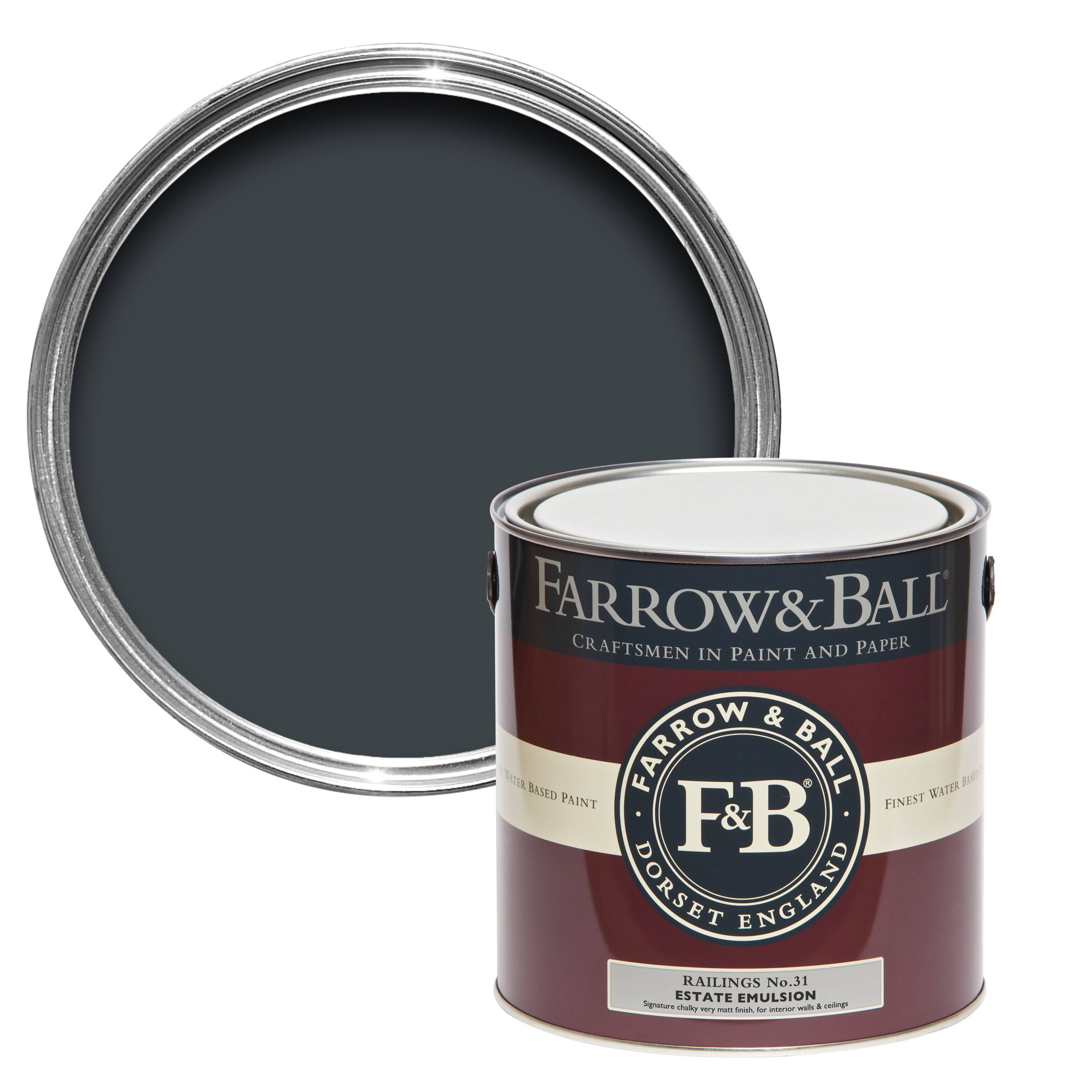 Farrow Ball Railings Paint 750ml Modern Eggshell No.G4CEOC_MOTM Farrow Ball Railings Paint 750ml Modern Eggshell No.G4CEOC_MOTM