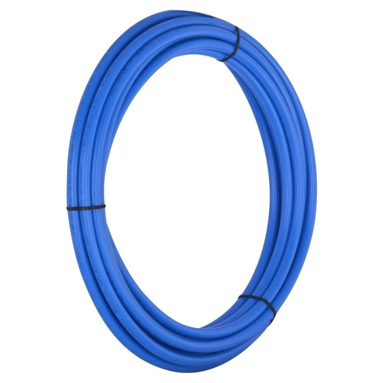 Sharkbite U860b100 PEX Pipe Tubing 1/2 inch, Blue, Flexible Water Tub, 100-5TJVOP_U1AM Sharkbite U860b100 PEX Pipe Tubing 1/2 inch, Blue, Flexible Water Tub, 100-5TJVOP_U1AM