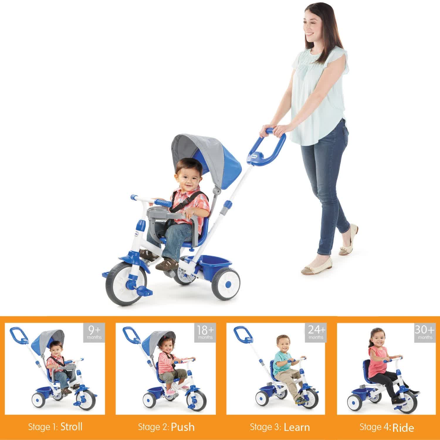 Little Tikes My First Trike 4-in-1 Trike (Blue) LXVTK2_Z9F2