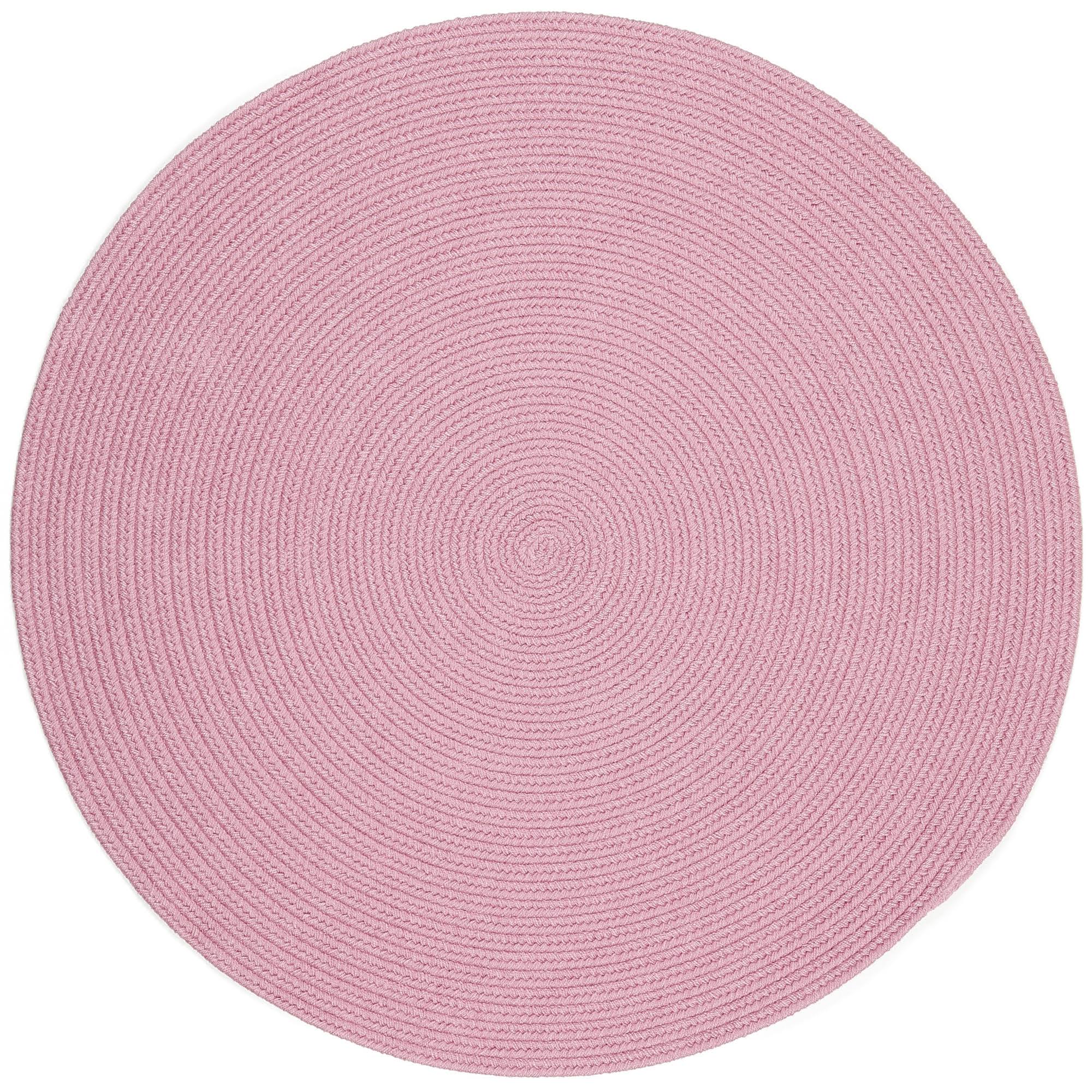 Rhody Rug Happy Braids Solid Pink 8' R7WCTO_39KY Rhody Rug Happy Braids Solid Pink 8' R7WCTO_39KY