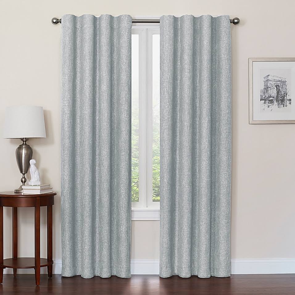 Quinn 108-Inch 100% Blackout Insulated Rod Pocket/Back Tab Window Curtain Panel in RUMJFT_WK1N
