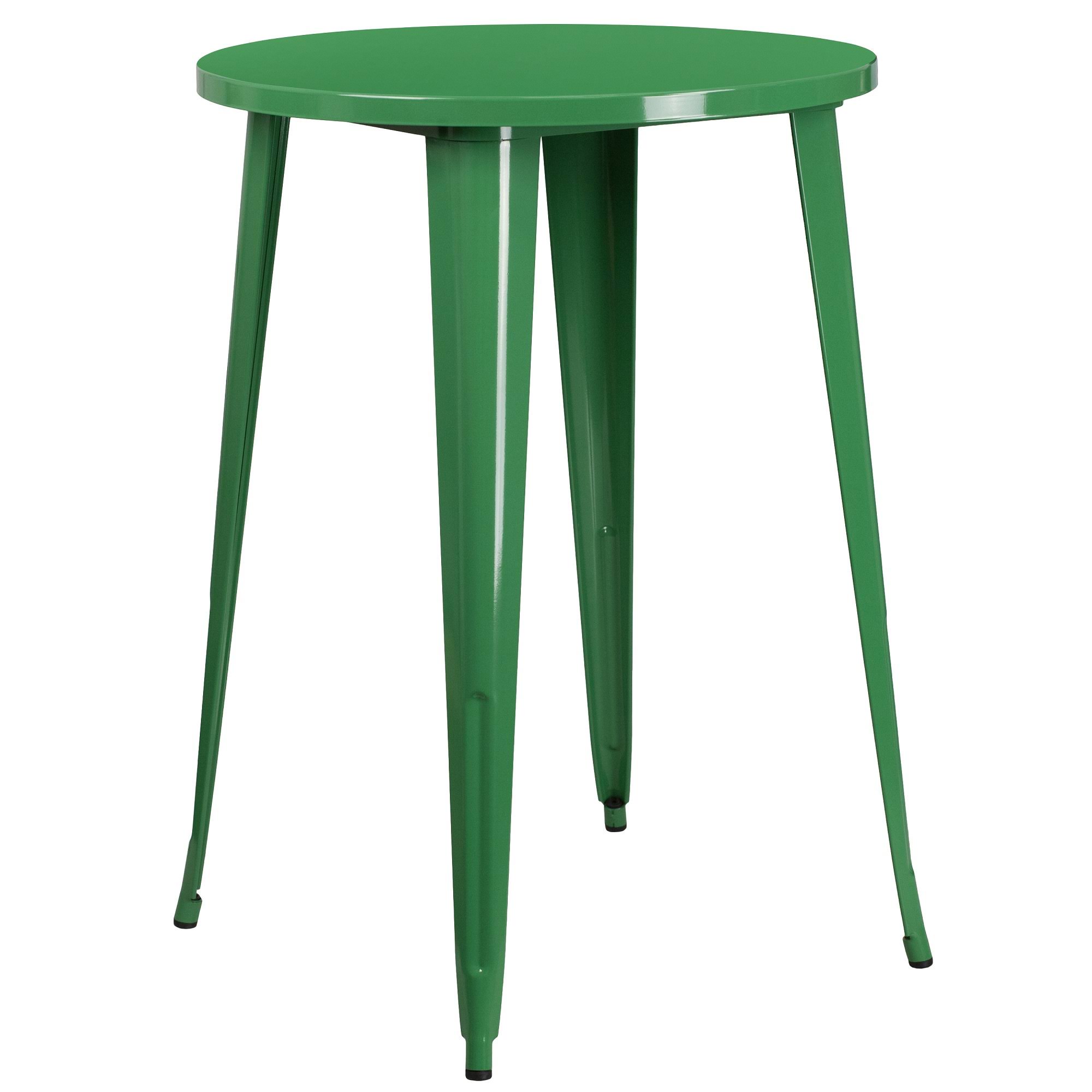 41'' Green Round Metal Indoor-Outdoor Bar Height Table - 7WHA1V_7N5Y 41'' Green Round Metal Indoor-Outdoor Bar Height Table - 7WHA1V_7N5Y