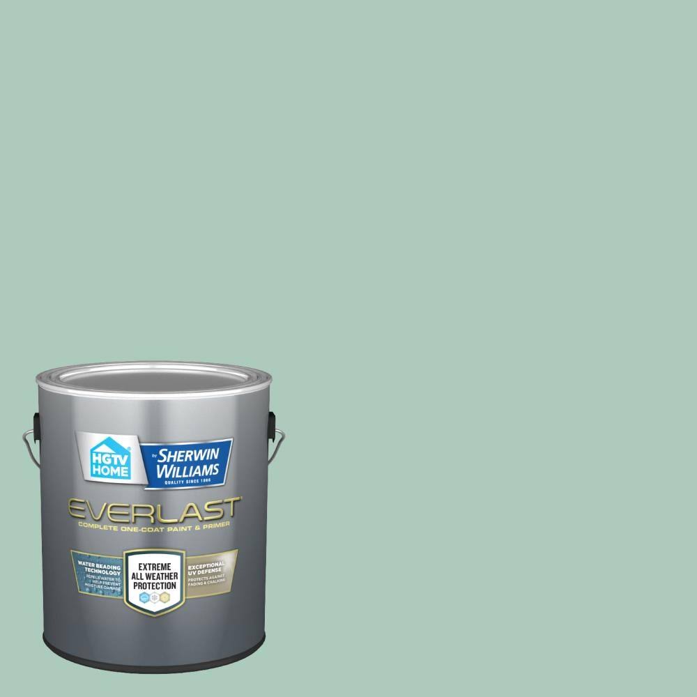 HGTV Home by Sherwin-Williams Everlast Flat Aloe Hgsw2296 Exterior Paint (1-Gallon) | HGSW2296-AGRB2J_DD3P HGTV Home by Sherwin-Williams Everlast Flat Aloe Hgsw2296 Exterior Paint (1-Gallon) | HGSW2296-AGRB2J_DD3P