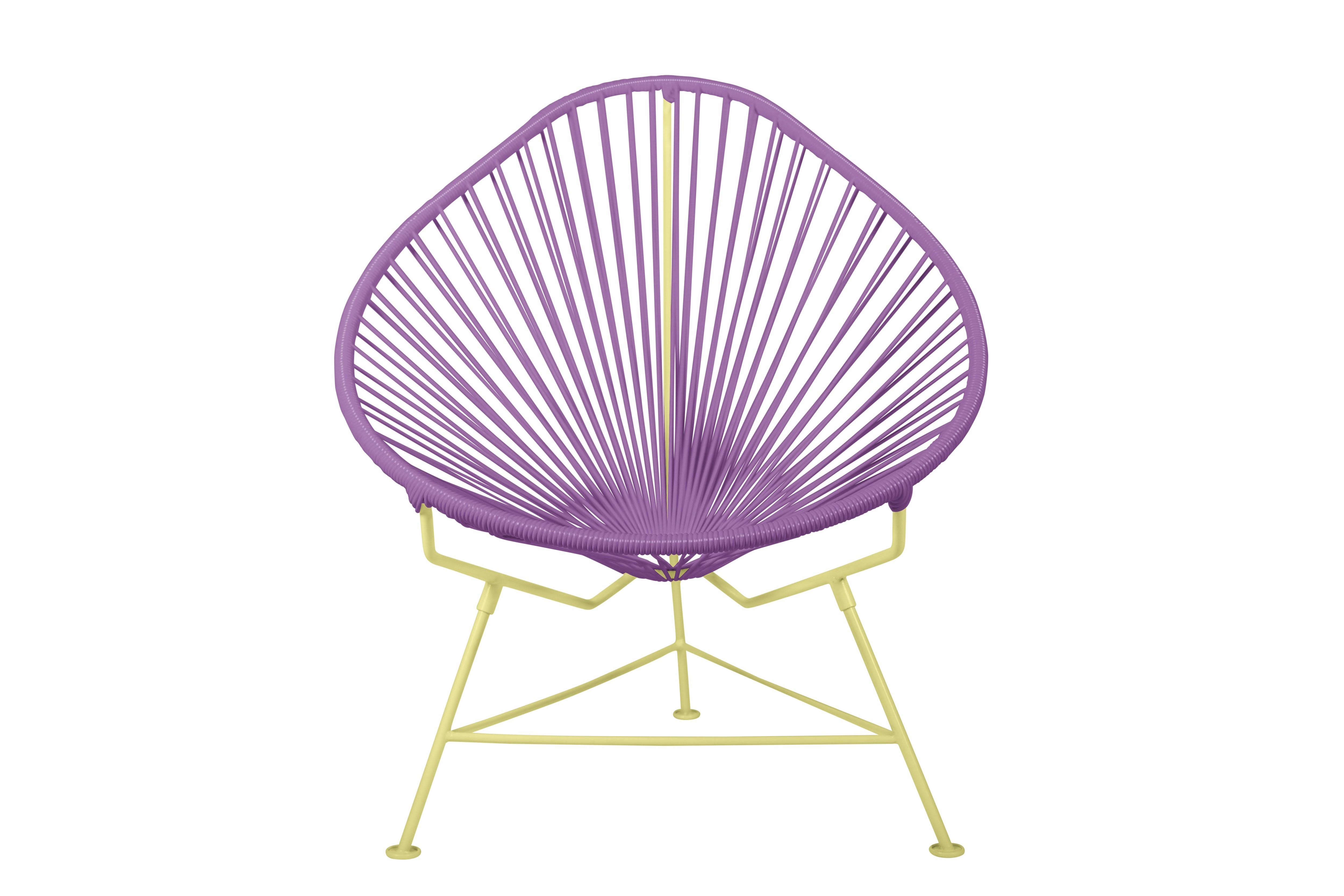 Innit Acapulco Chair - Yellow Frame - Orchid / CZRYUJ_AU92 Innit Acapulco Chair - Yellow Frame - Orchid / CZRYUJ_AU92