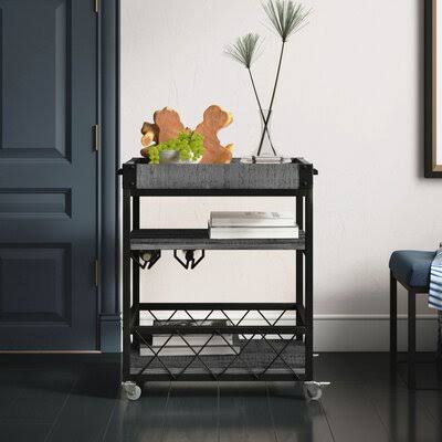 Mercury Row Adan Bar Cart Top Color HJINA2_I3JC Mercury Row Adan Bar Cart Top Color HJINA2_I3JC