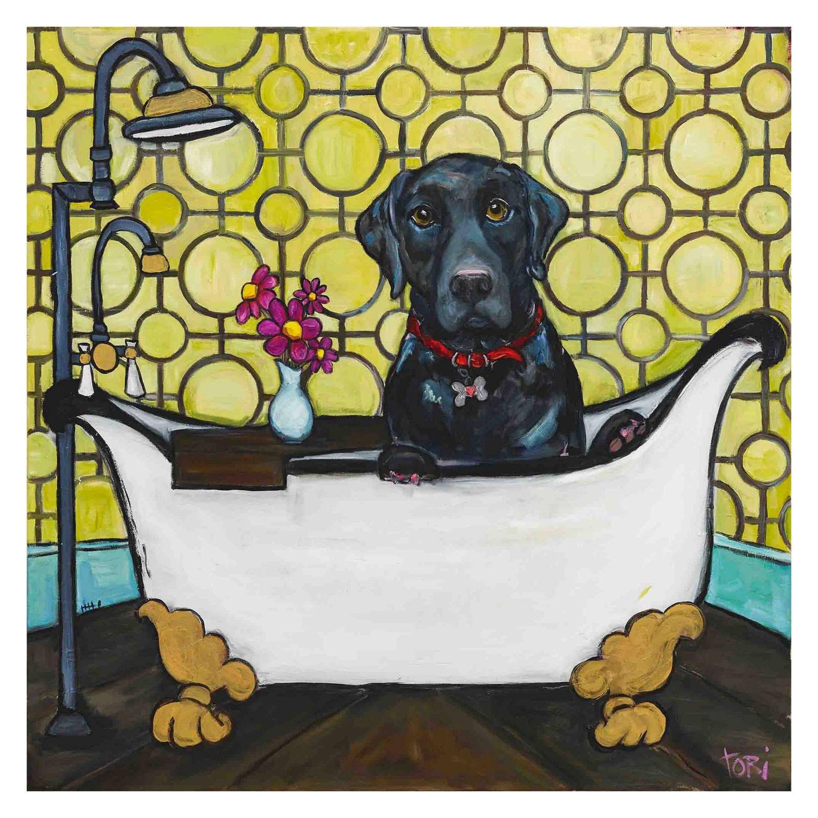 Marmont Hill Rub A Dub Painting Print on Wrapped QGIHRH_ULEB