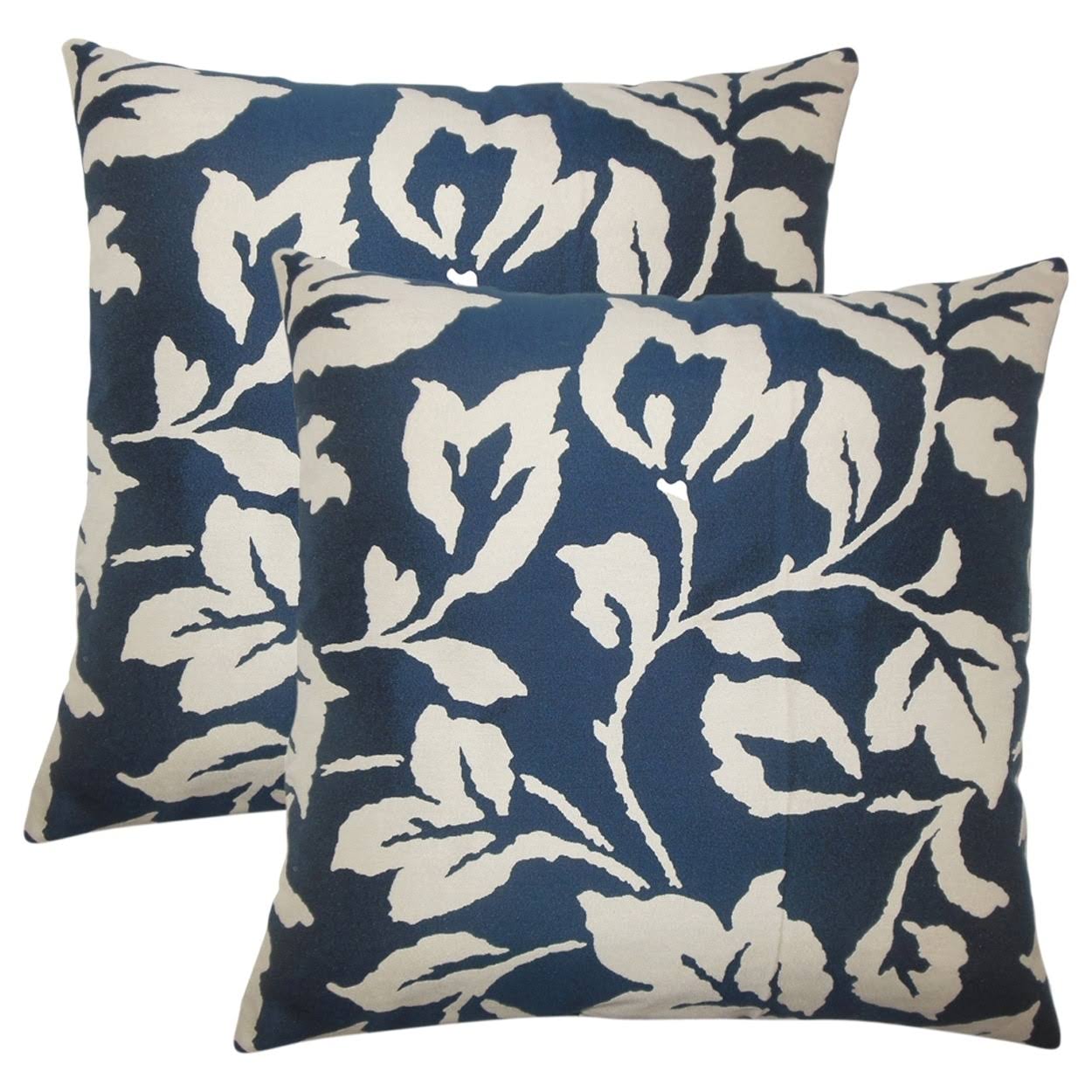 The Pillow Collection Set of 2 Solana Floral Throw Pillows in KK8F5Y_SYQO The Pillow Collection Set of 2 Solana Floral Throw Pillows in KK8F5Y_SYQO