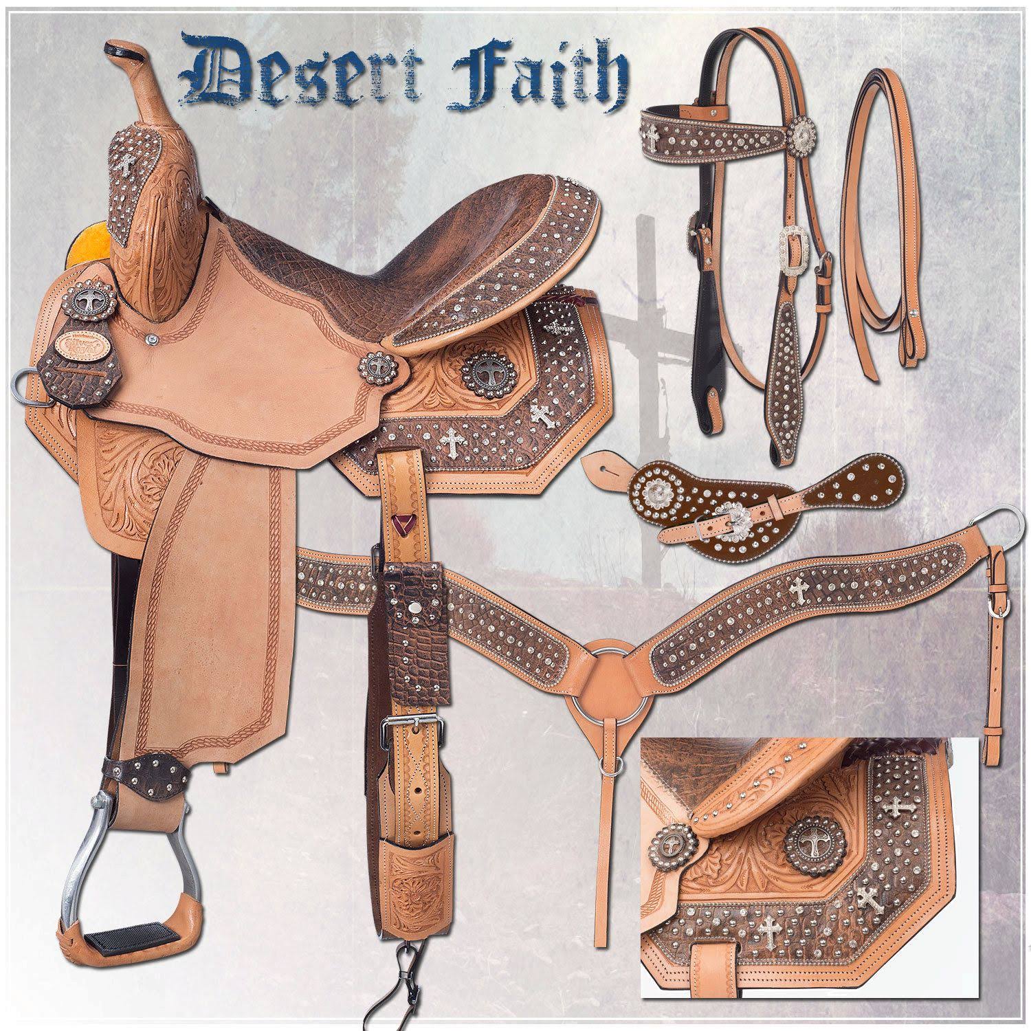 Silver Royal Desert Faith Barrel Saddle Package, DV7H6B_MH65 Silver Royal Desert Faith Barrel Saddle Package, DV7H6B_MH65