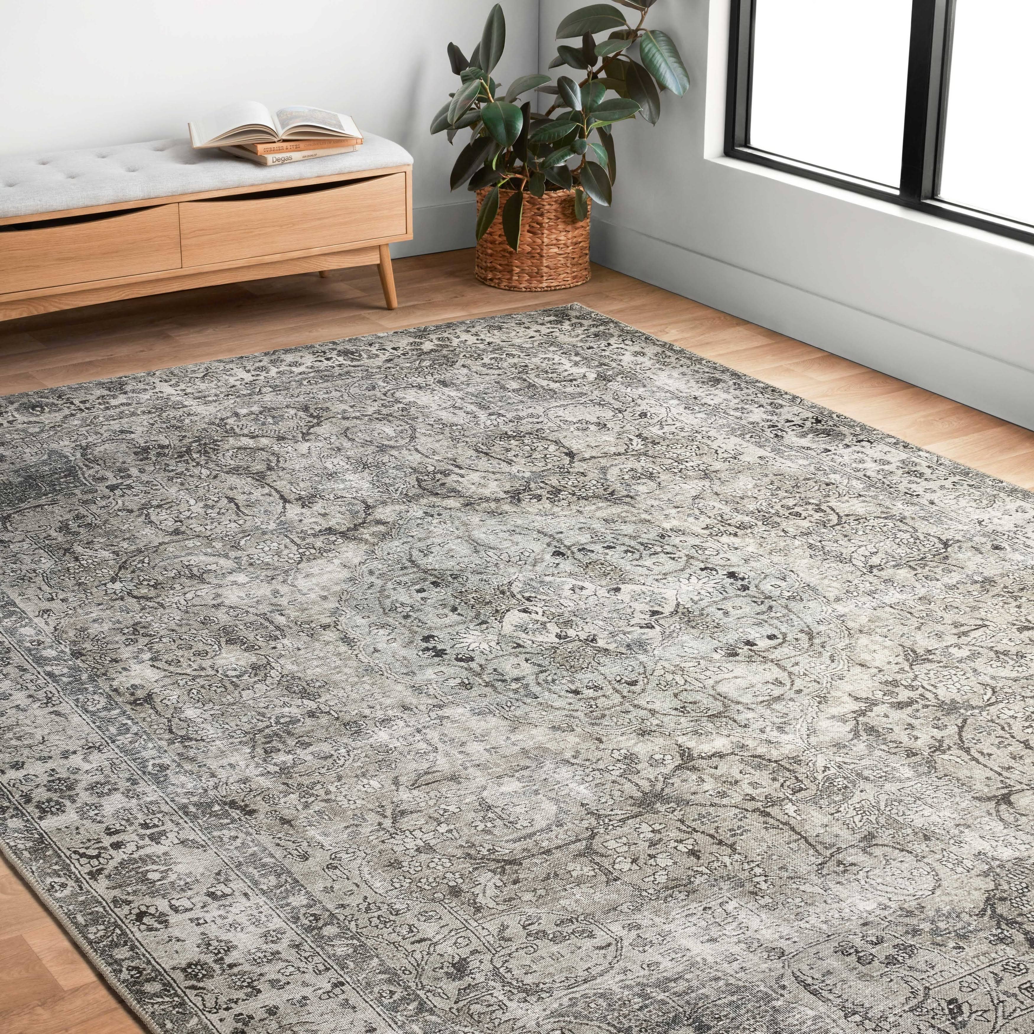 Alexander Home Victoria Shabby Chic Printed Vintage Area Rug - 7'-ZMZQWI_HFHN Alexander Home Victoria Shabby Chic Printed Vintage Area Rug - 7'-ZMZQWI_HFHN