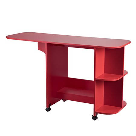 Southern Enterprises Expandable Rolling Sewing Table/Craft Station, Universal Style, Farmhouse XWKFVH_FCUJ