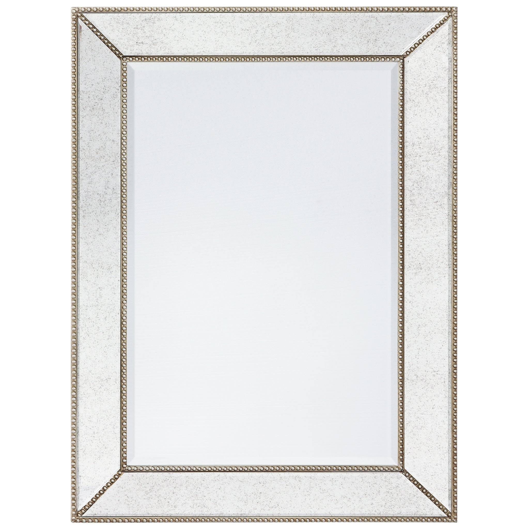 Empire Art Direct Wall Mirror 40-in L x 30-in W Clear Beveled Wall Mirror | MOM-20210L-PFOXWW_HHVW Empire Art Direct Wall Mirror 40-in L x 30-in W Clear Beveled Wall Mirror | MOM-20210L-PFOXWW_HHVW