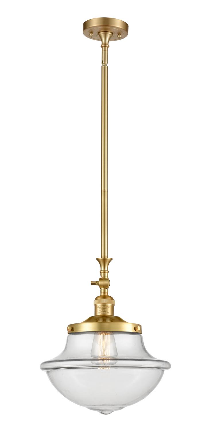 Innovations 206-SG-G542-LED Large Oxford 1 Light Mini Pendant in Satin PG7485_BJGK Innovations 206-SG-G542-LED Large Oxford 1 Light Mini Pendant in Satin PG7485_BJGK