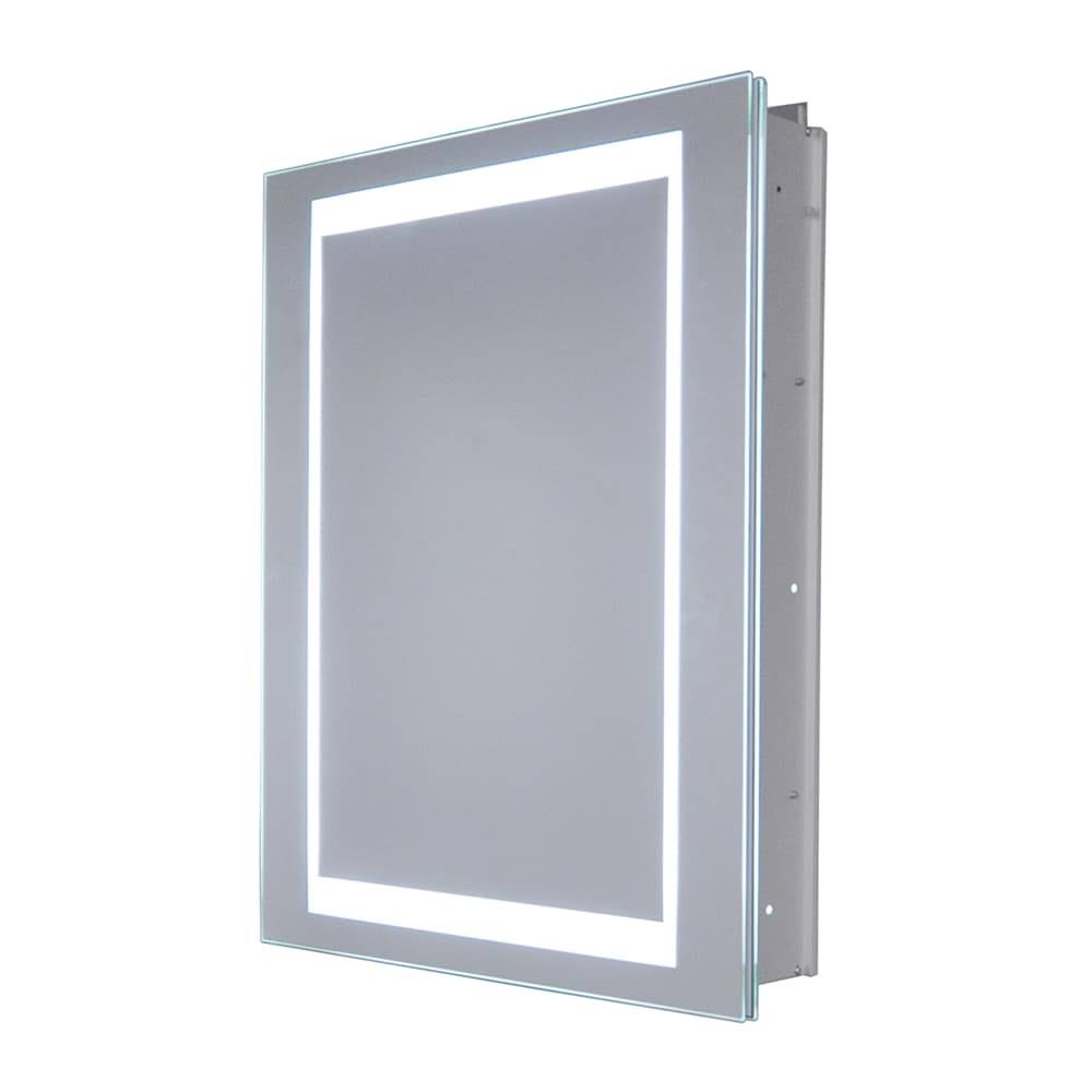 Innoci-USA Thalia LED Recessed Lighted Medicine Cabinet for Vanity Featuring Built-in Cosmetic Mirror WVJL7X_DEQM
