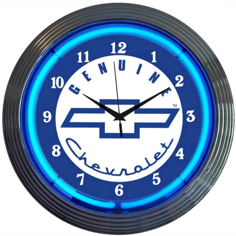 Neonetics Cars and Motorcycles Genuine Chevrolet Neon Wall Clock, 15-Inch, Q9KO9E_NCZH Neonetics Cars and Motorcycles Genuine Chevrolet Neon Wall Clock, 15-Inch, Q9KO9E_NCZH