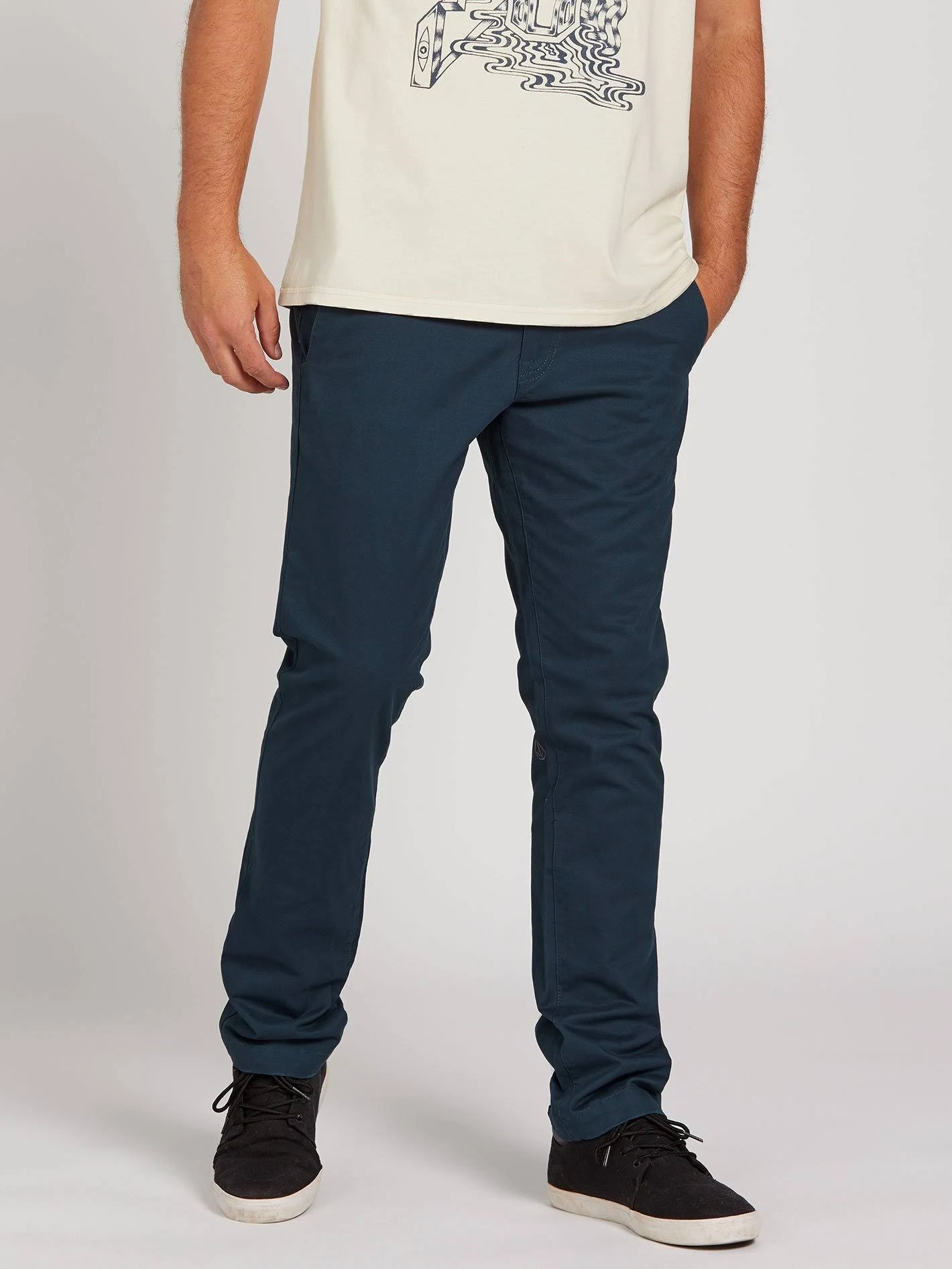 Volcom Frickin Slim Chino Pant - Men's Faded Navy, QVNAWD_XY0B Volcom Frickin Slim Chino Pant - Men's Faded Navy, QVNAWD_XY0B