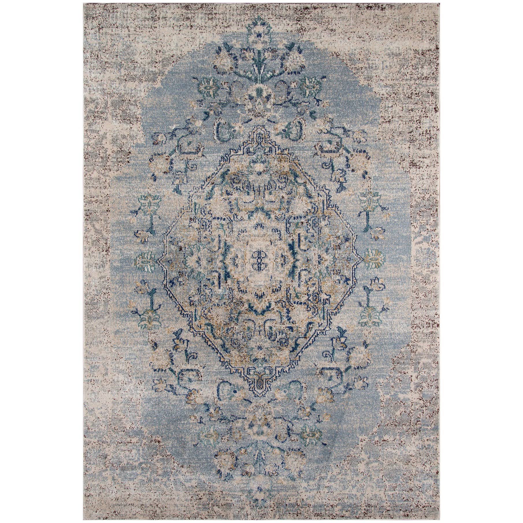 Momeni Amelia Area Rug, Light Blue, 9'3  C0ZJ5W_5WDS