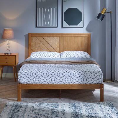 Beowulf Solid Wood Platform Bed Red Barrel Studio Mattress Size: QXVRZR_JNZJ