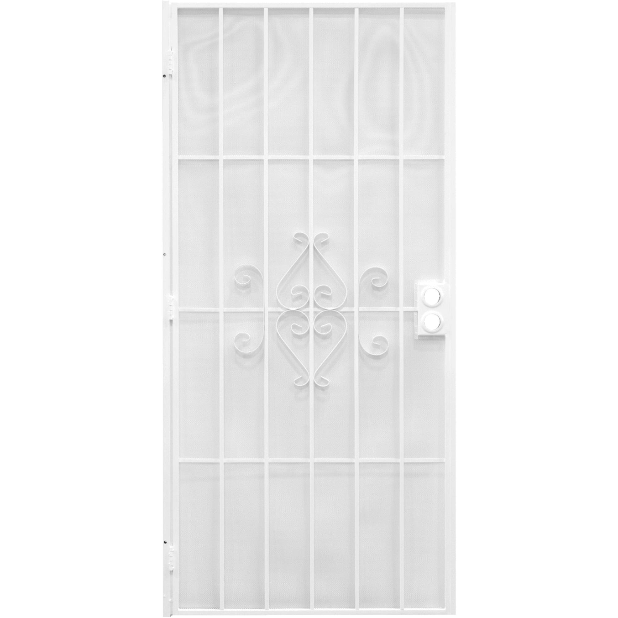 Precision 81-3/4 in. H x 32 in. W Regal White Steel Security ELFSPD_XDRA Precision 81-3/4 in. H x 32 in. W Regal White Steel Security ELFSPD_XDRA