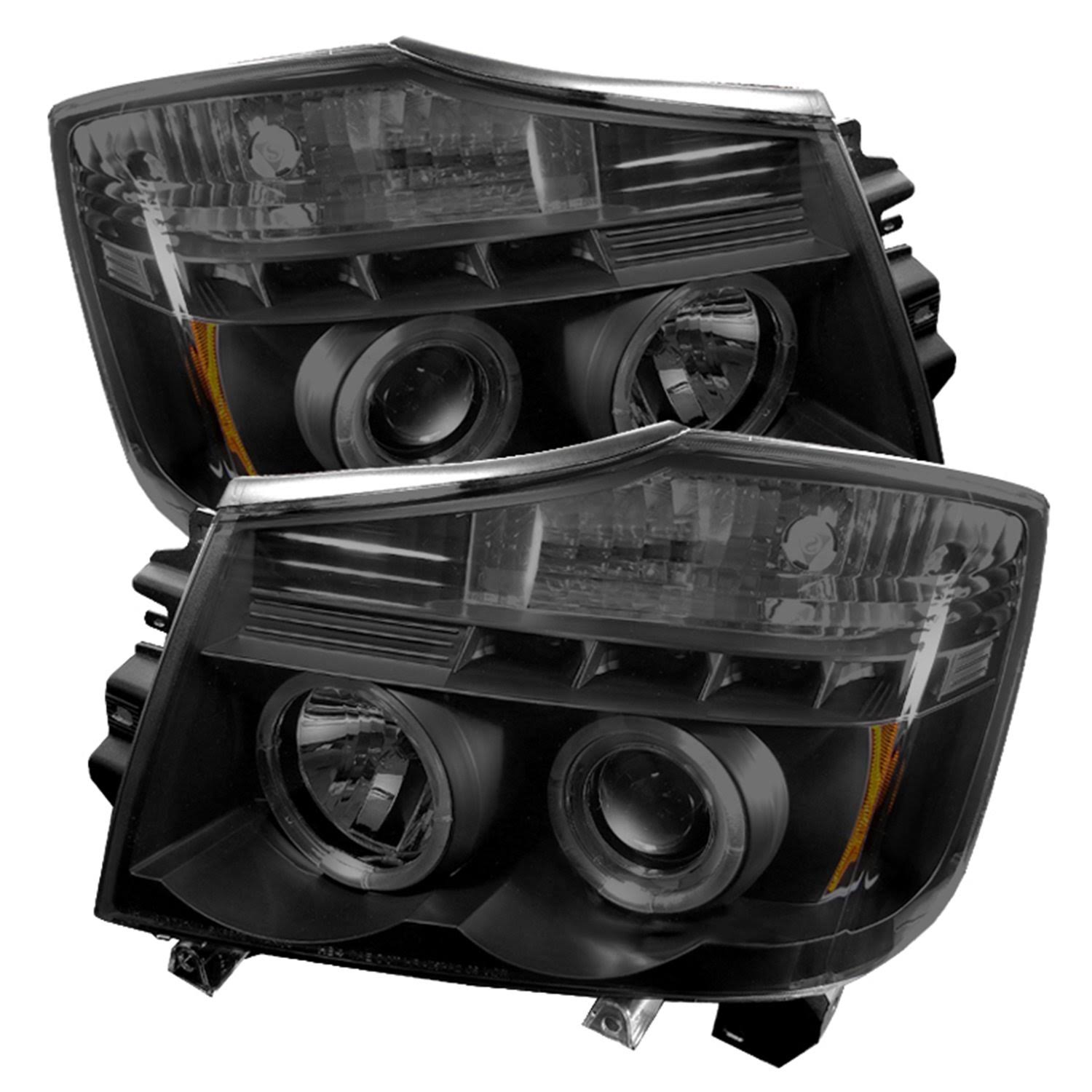 2005 Nissan Titan Spyder Halo LED Projector Headlights - 1F6TCZ_O0OO 2005 Nissan Titan Spyder Halo LED Projector Headlights - 1F6TCZ_O0OO