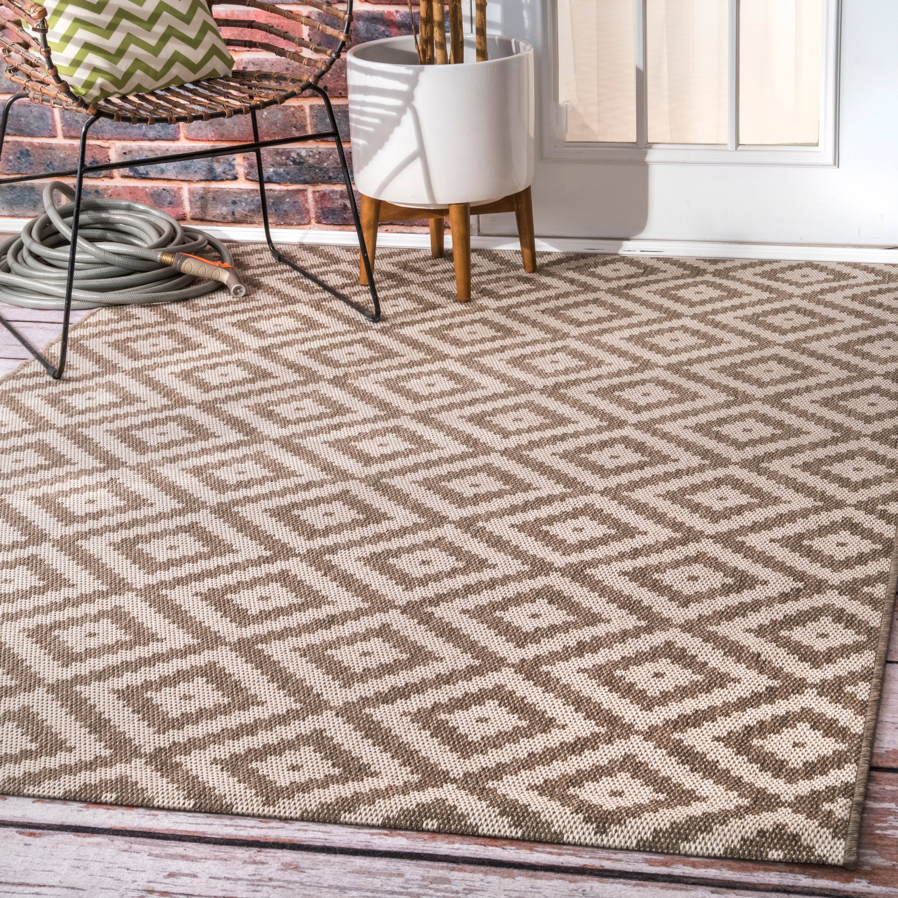 nuLOOM Marybelle Tribal Diamond Trellis Beige 3 ft. x 5 ft. Indoor Area YWGZRH_975G nuLOOM Marybelle Tribal Diamond Trellis Beige 3 ft. x 5 ft. Indoor Area YWGZRH_975G