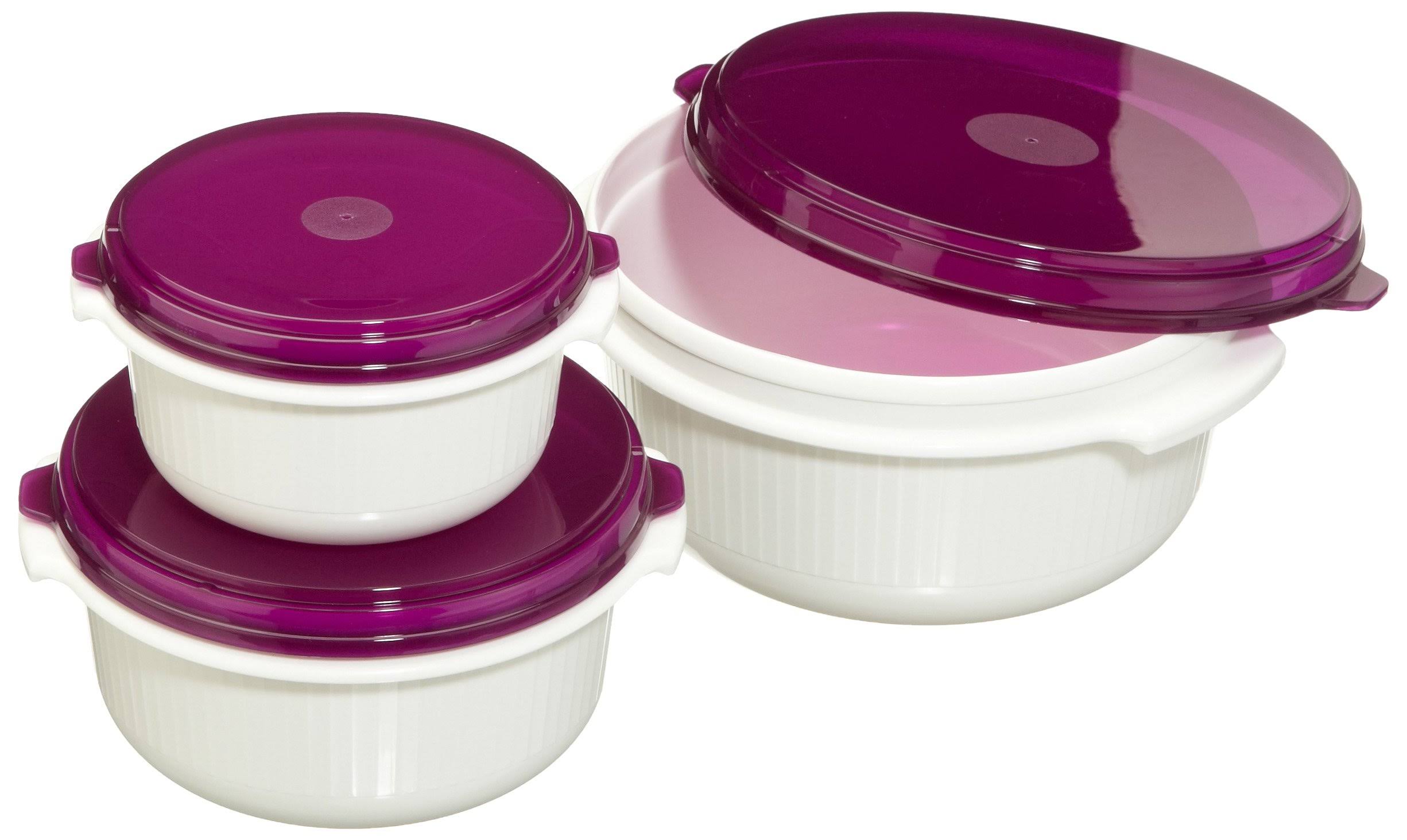Emsa Micro Family Microwave Dish Starter-set Set of 3 White ZEPSOM_JPKW Emsa Micro Family Microwave Dish Starter-set Set of 3 White ZEPSOM_JPKW