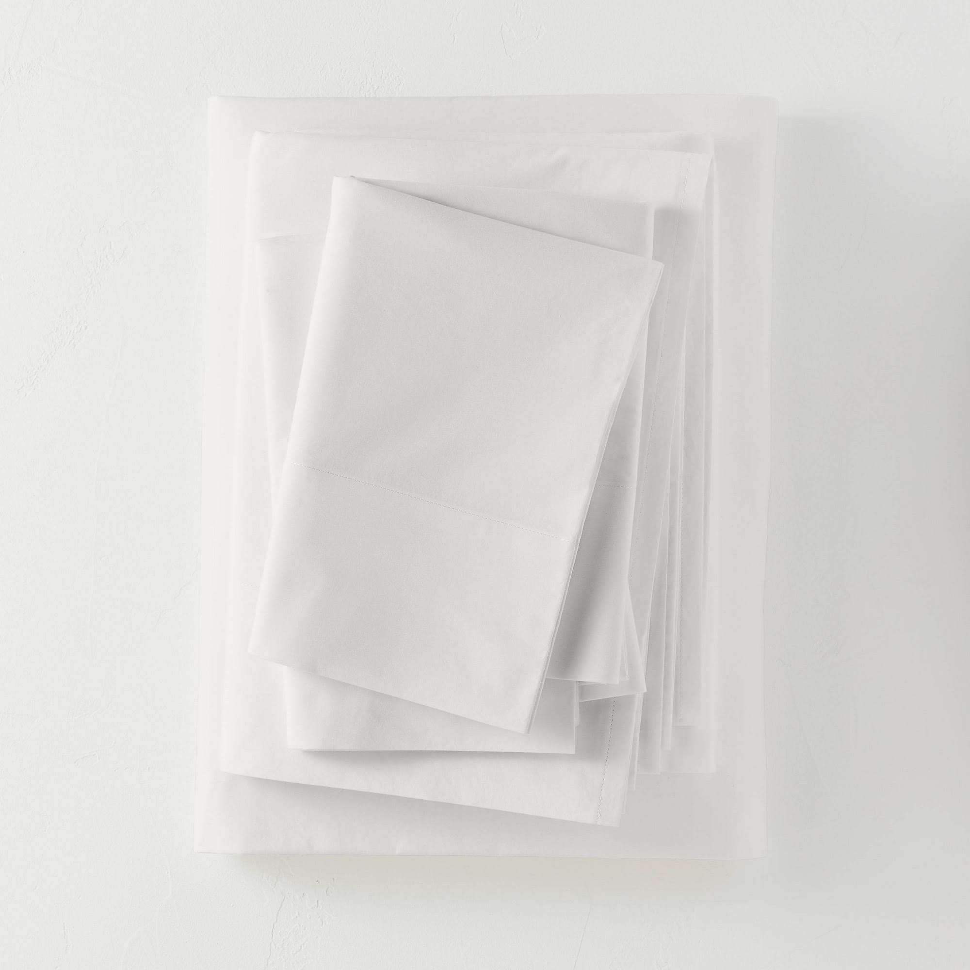 King Washed Supima Percale Solid Sheet Set White - HNFKU6_1R9P King Washed Supima Percale Solid Sheet Set White - HNFKU6_1R9P